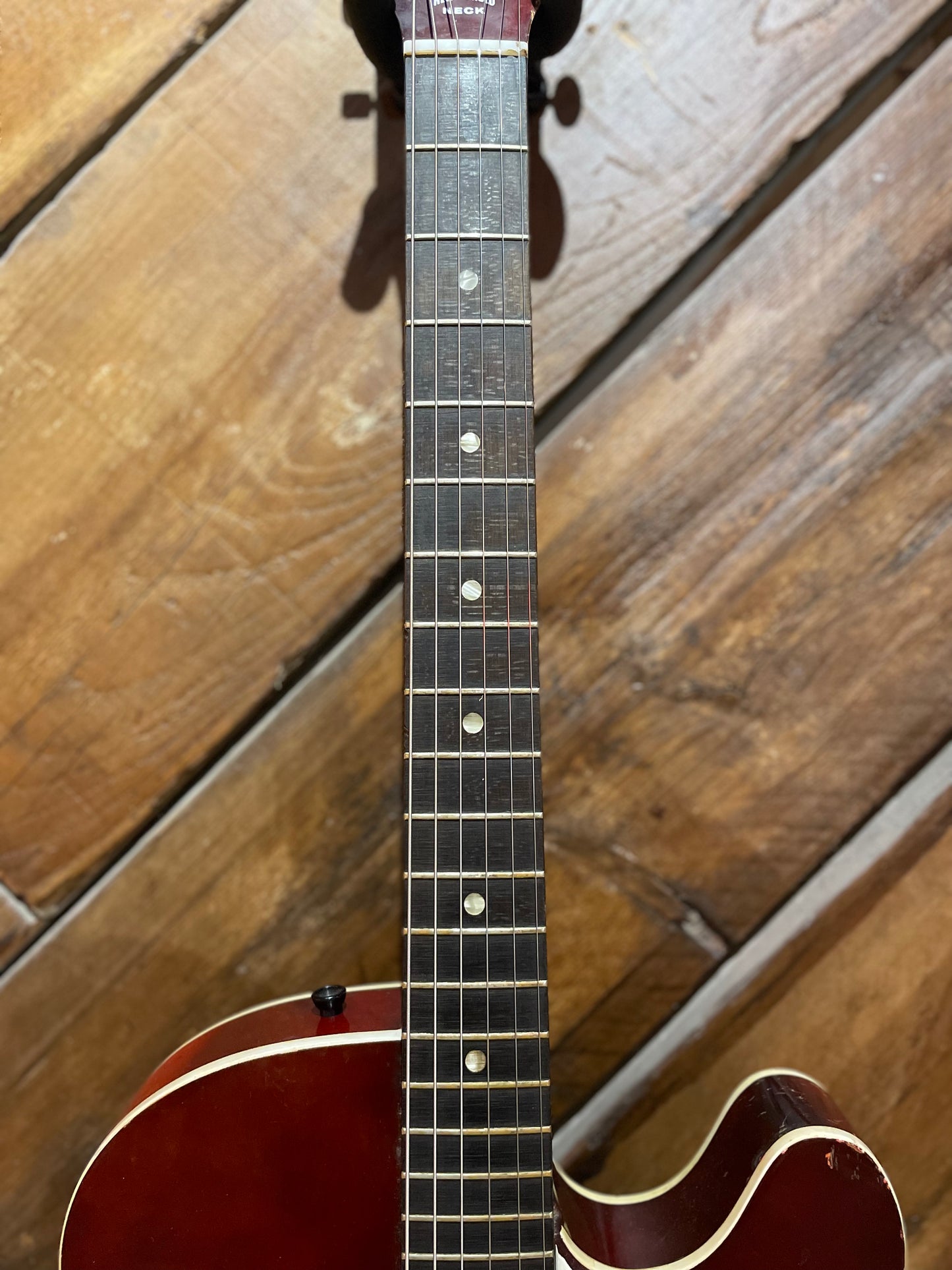 S/H 1960s Harmony H53 Rocket, Red Burst