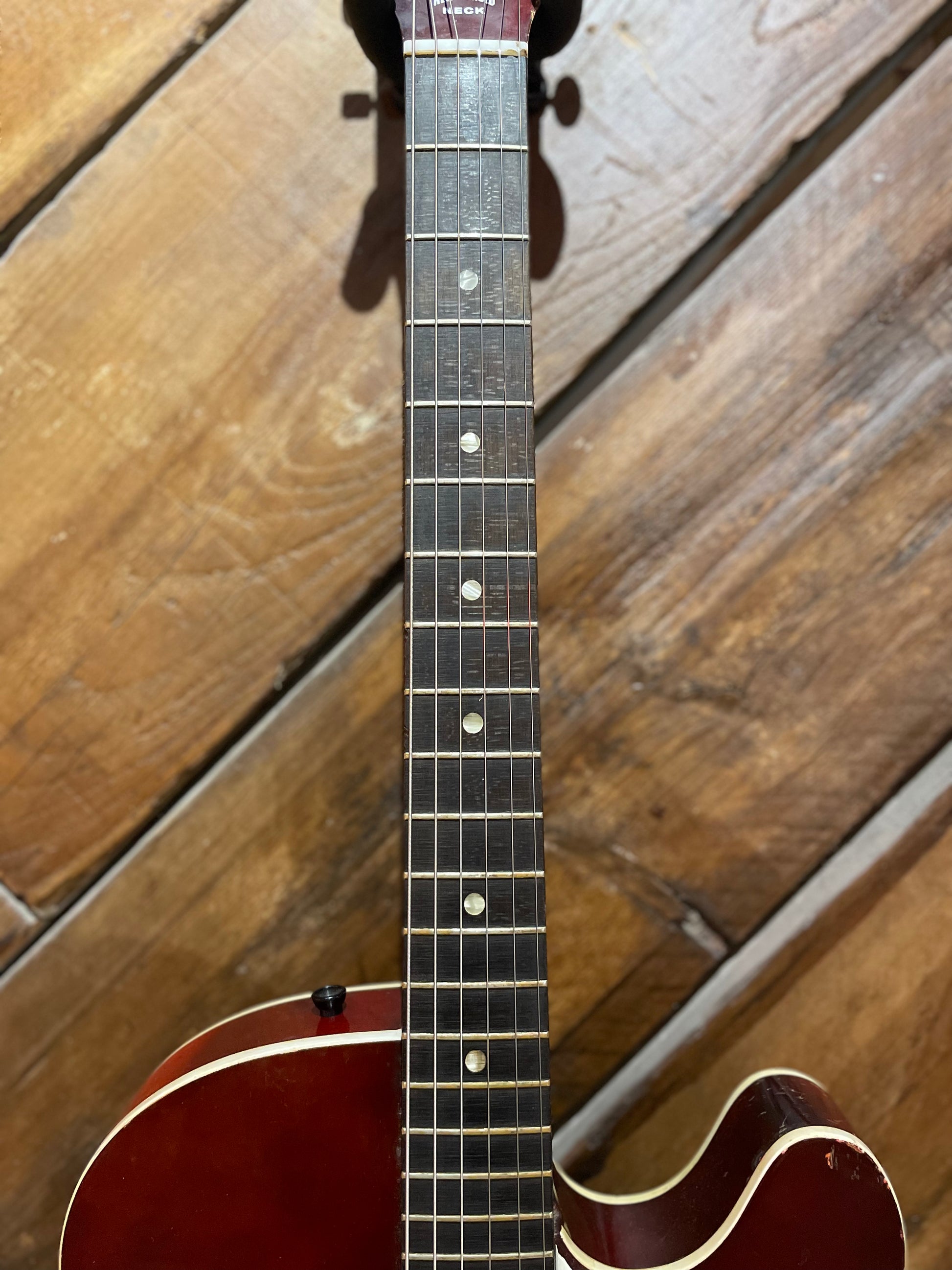 S/H 1960s Harmony H53 Rocket, Red Burst