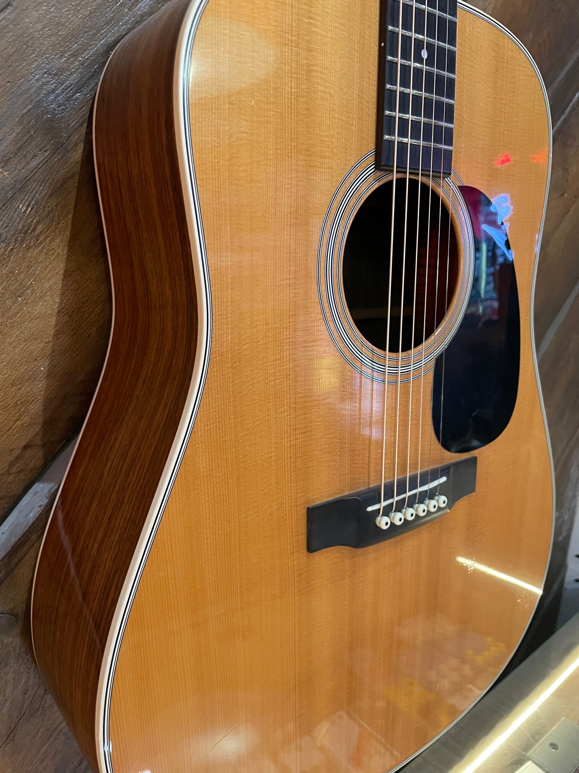 S/H 2011 Martin D-28 Dreadnought Acoustic Guitar with K&K Pure Mini Pickup, Natural