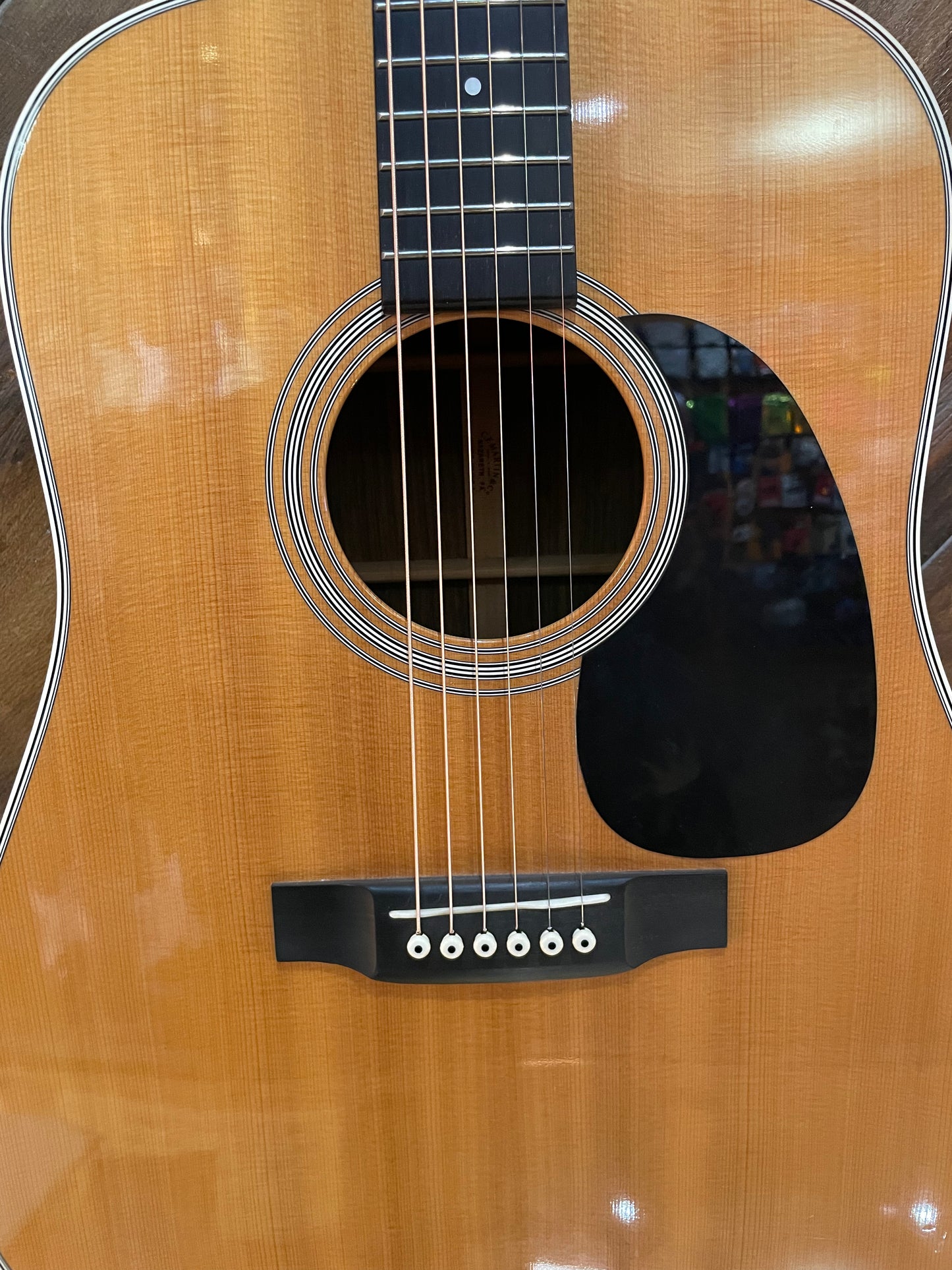 S/H 2011 Martin D-28 Dreadnought Acoustic Guitar with K&K Pure Mini Pickup, Natural