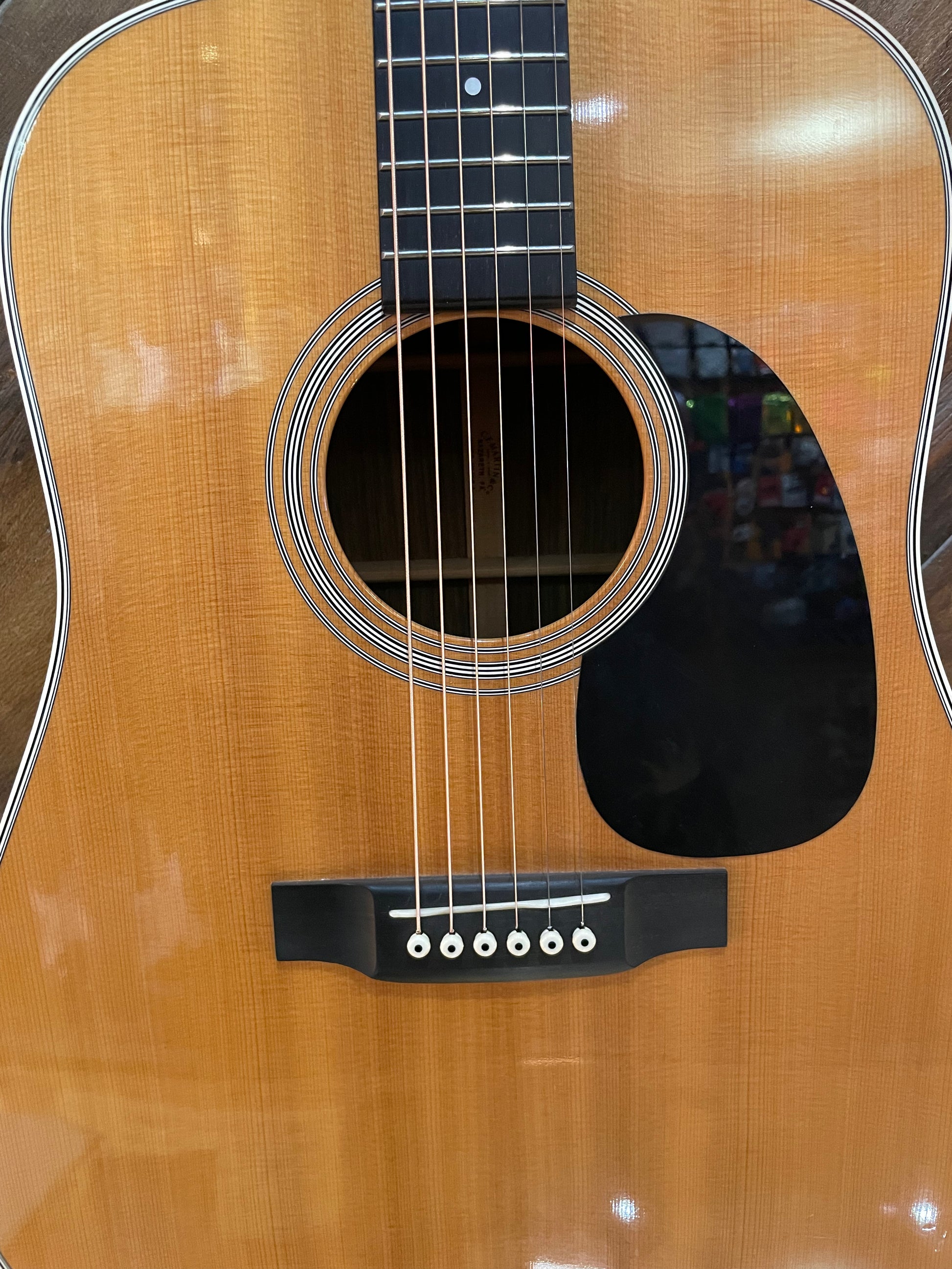 S/H 2011 Martin D-28 Dreadnought Acoustic Guitar with K&K Pure Mini Pickup, Natural