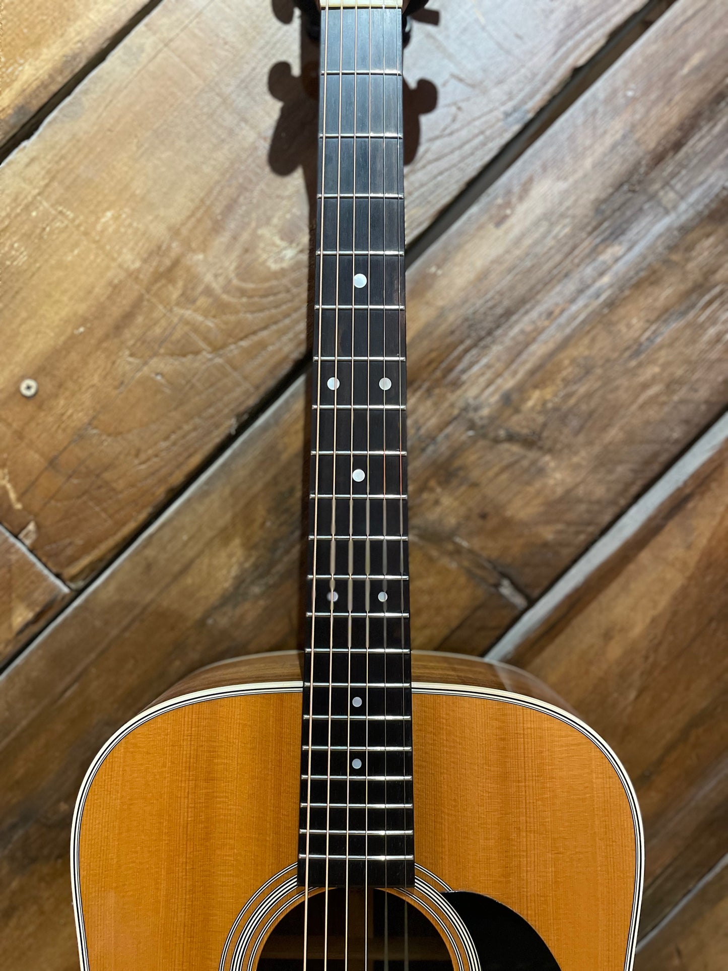 S/H 2011 Martin D-28 Dreadnought Acoustic Guitar with K&K Pure Mini Pickup, Natural