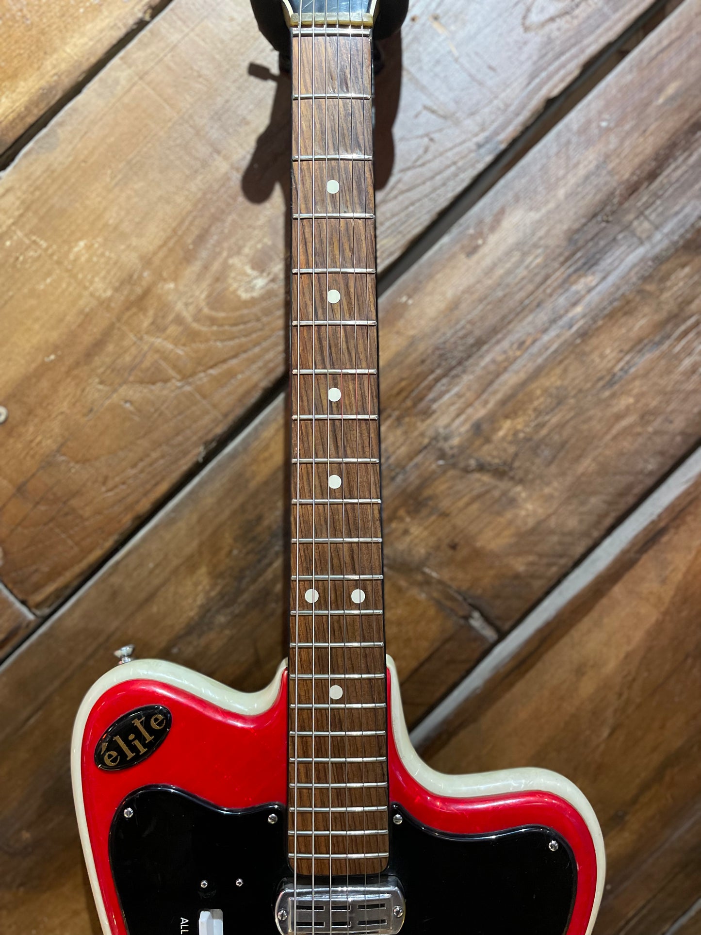 S/H 1960s Crucianelli Elite Electric Guitar, Red