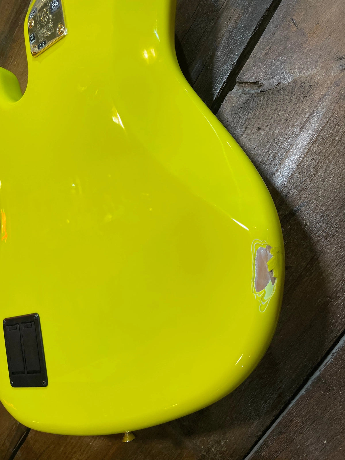 Fender Mononeon Signature Jazz Bass V, Neon Yellow - B-STOCK