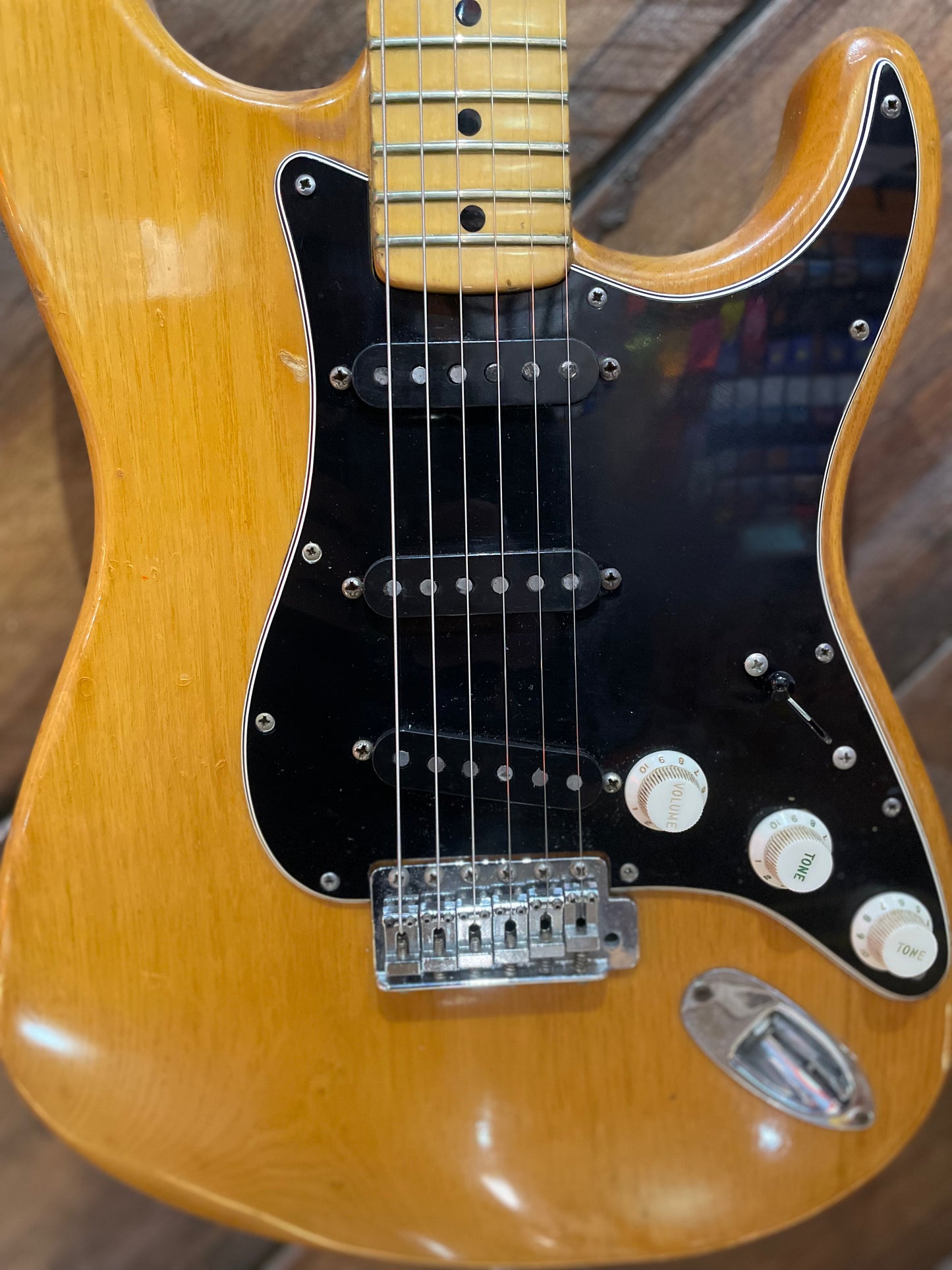 S/H 1977 Fender Stratocaster, Natural