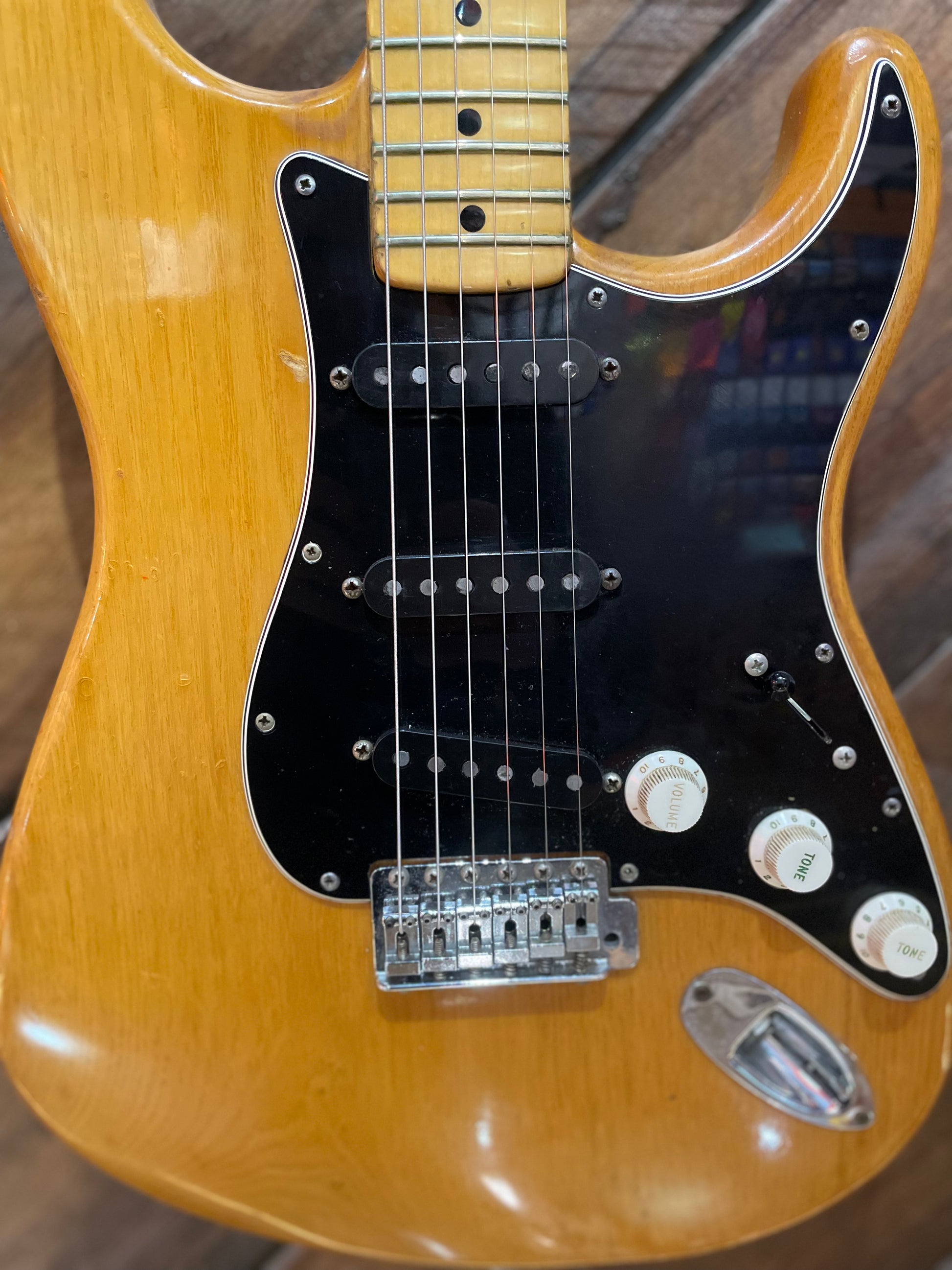 S/H 1977 Fender Stratocaster, Natural