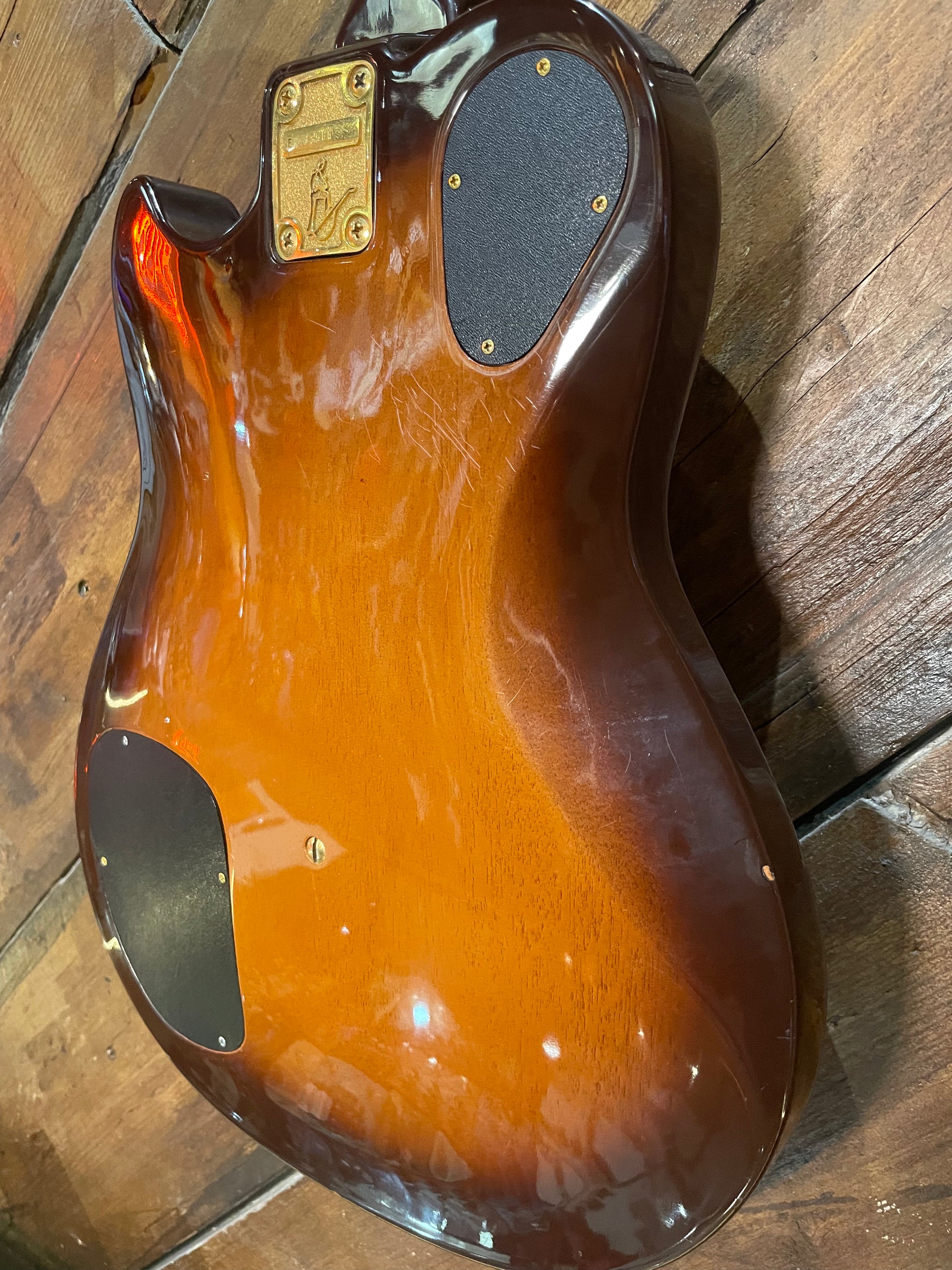 S/H 1980s Ovation UK II Solid Body Electric Guitar, Nutmeg