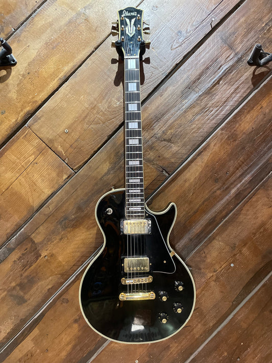 S/H 1976 Ibanez MIJ Model 2350 'L.P. Custom' Electric Guitar, Ebony