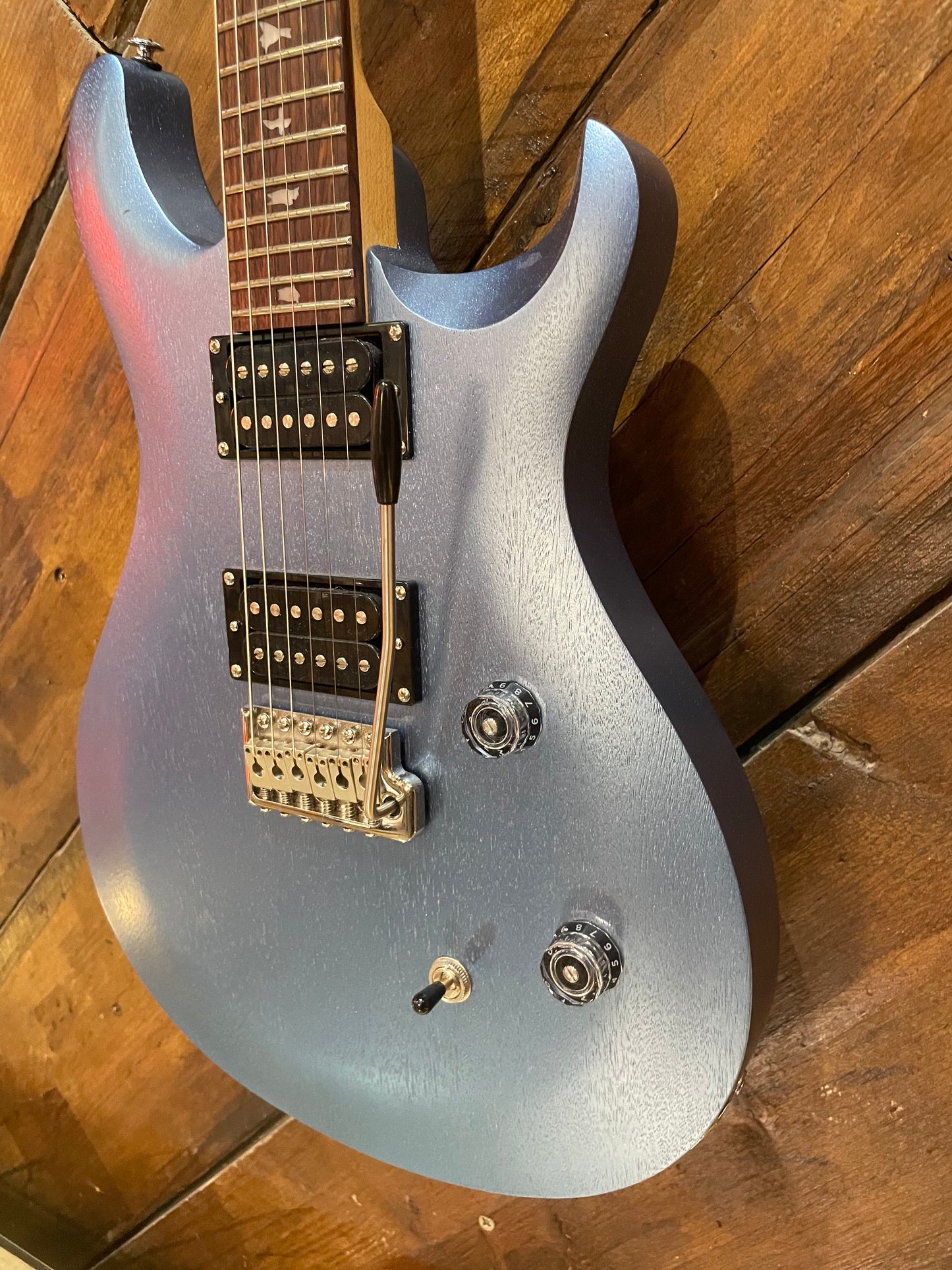 S/H PRS SE CE24 Standard Solid Body Electric Guitar, Ice Blue Metallic