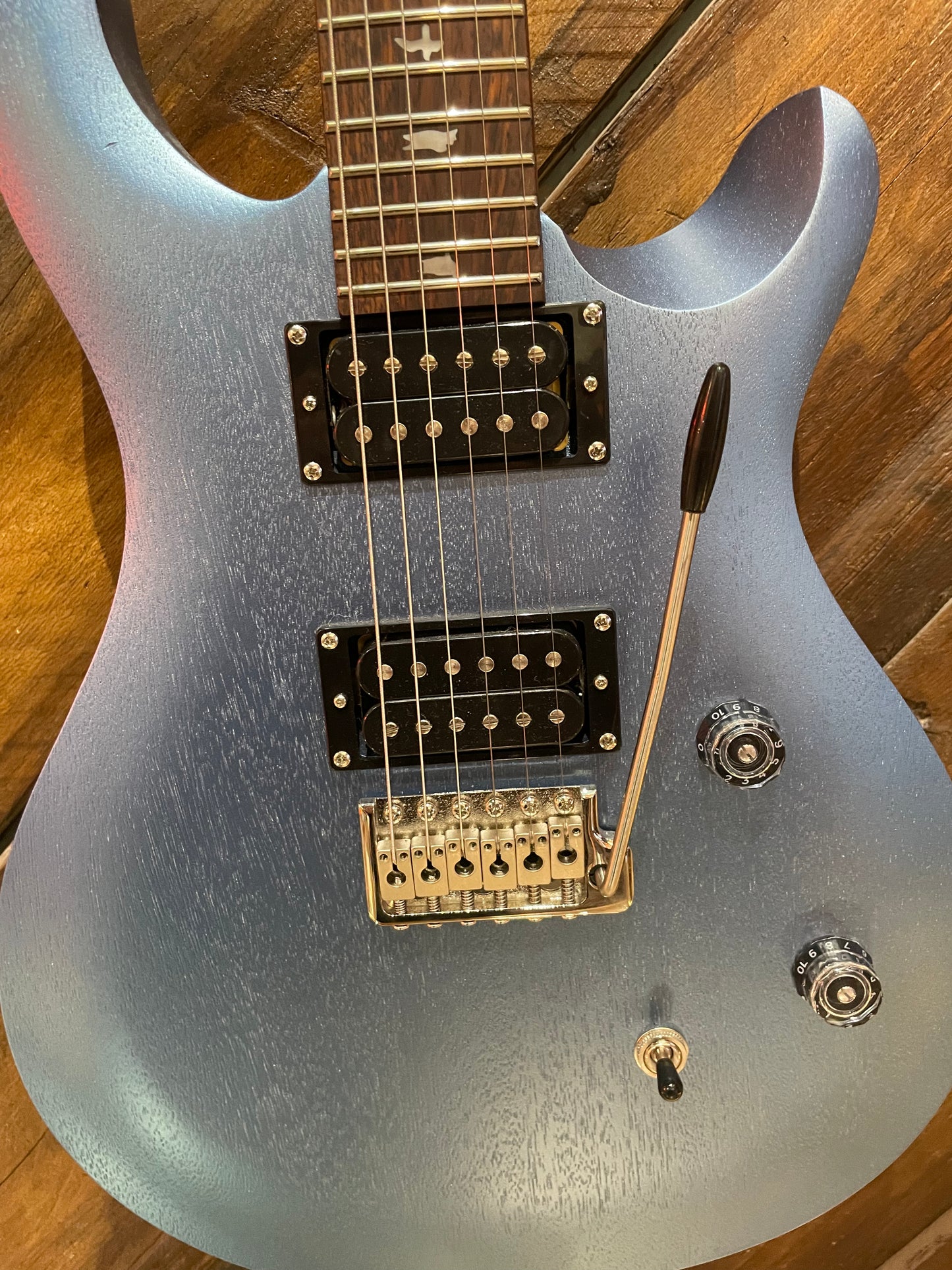 S/H PRS SE CE24 Standard Solid Body Electric Guitar, Ice Blue Metallic
