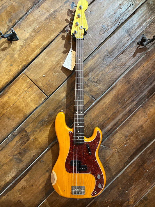 Nash Guitars PB63 Electric Bass, Natural Ash