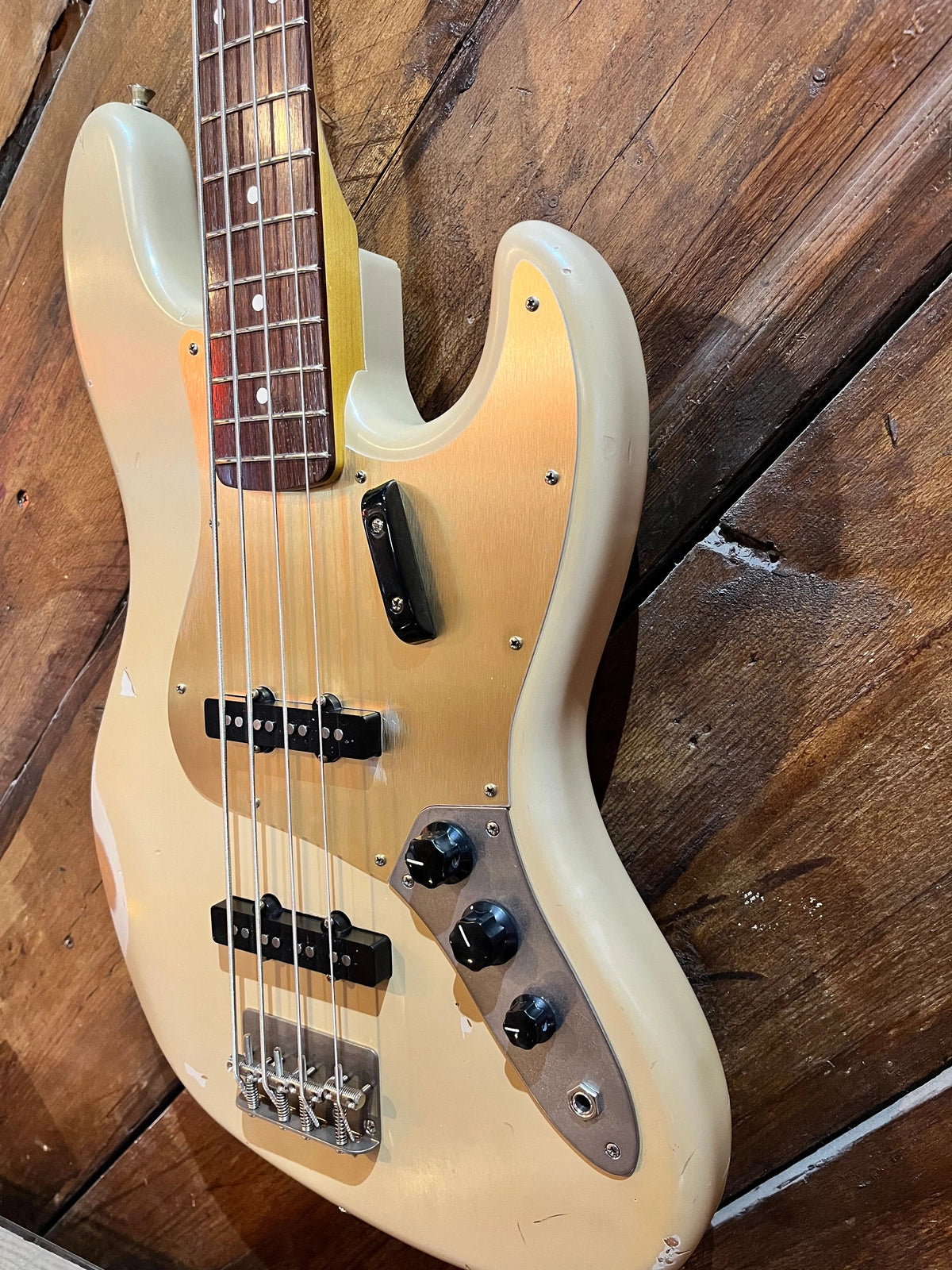 Nash Guitars JB63 Electric Bass, Desert Sand