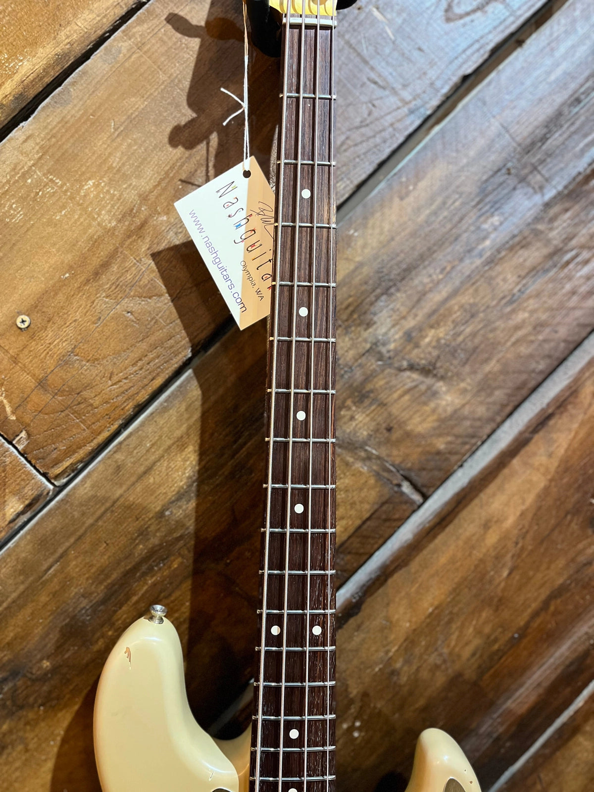 Nash Guitars JB63 Electric Bass, Desert Sand
