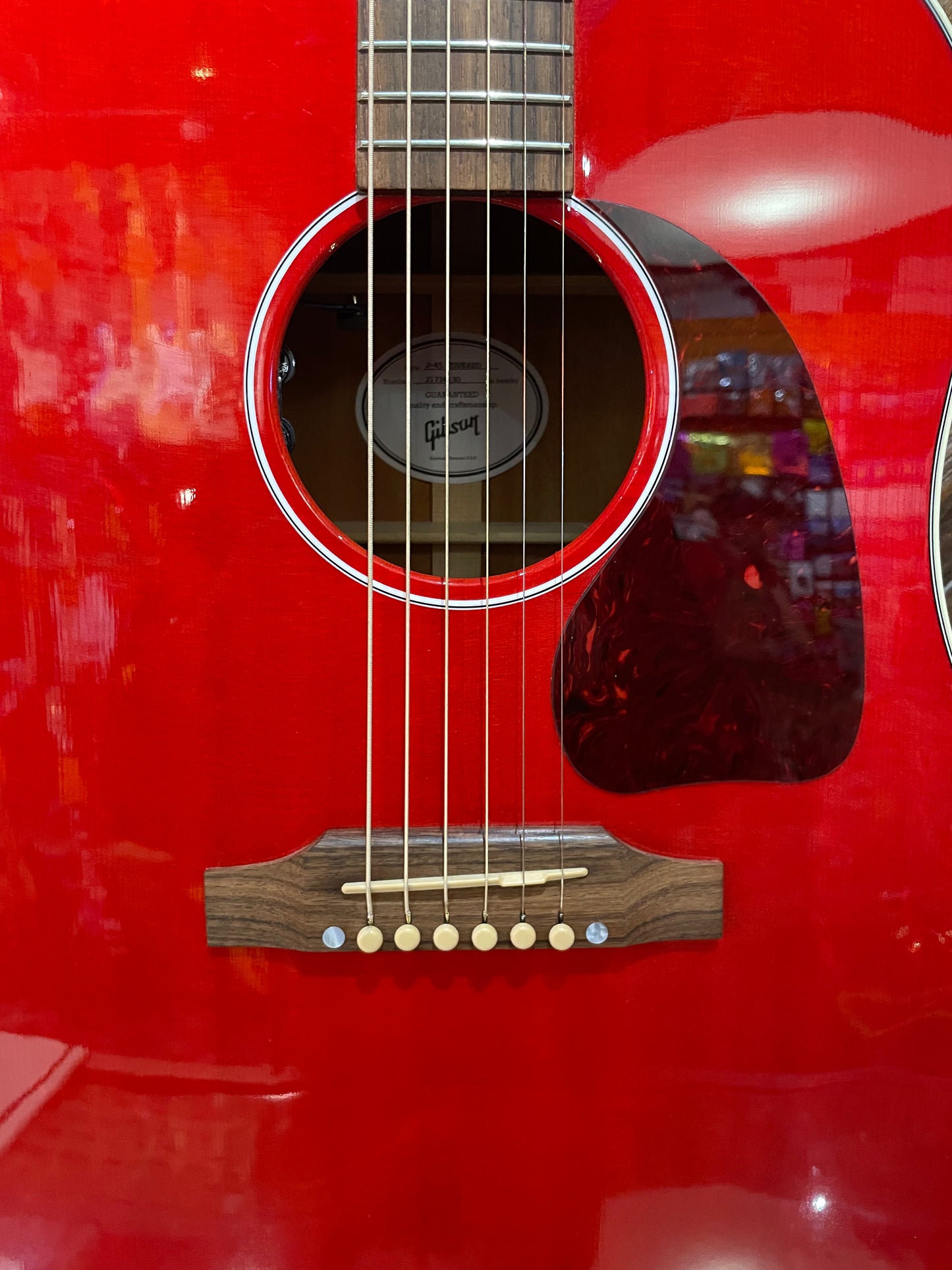 S/H 2024 Gibson J-45 Dreadnought Acoustic Guitar, Cherry