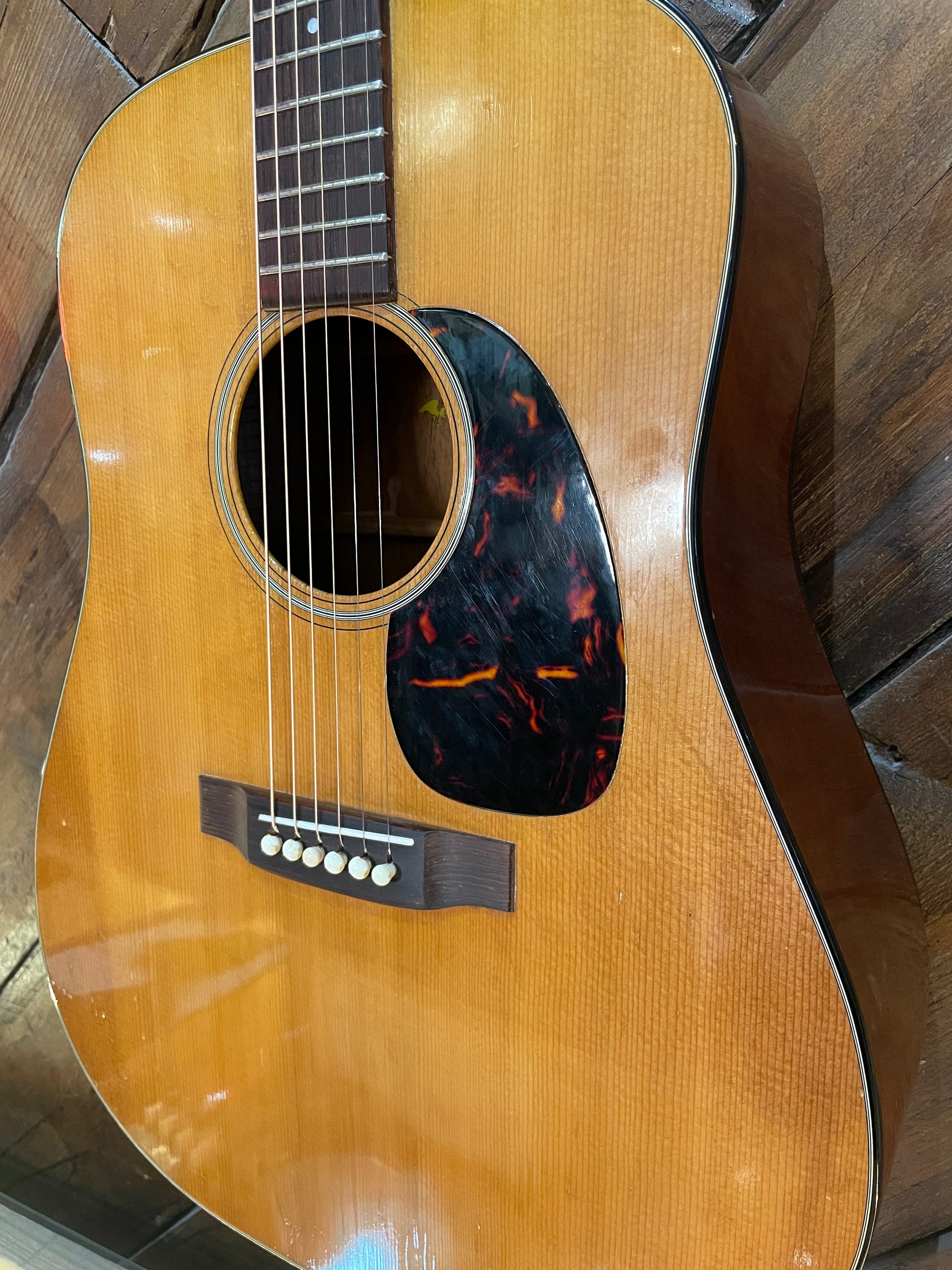 S/H 1966 Martin D-18 Dreadnought Acoustic Guitar, Natural