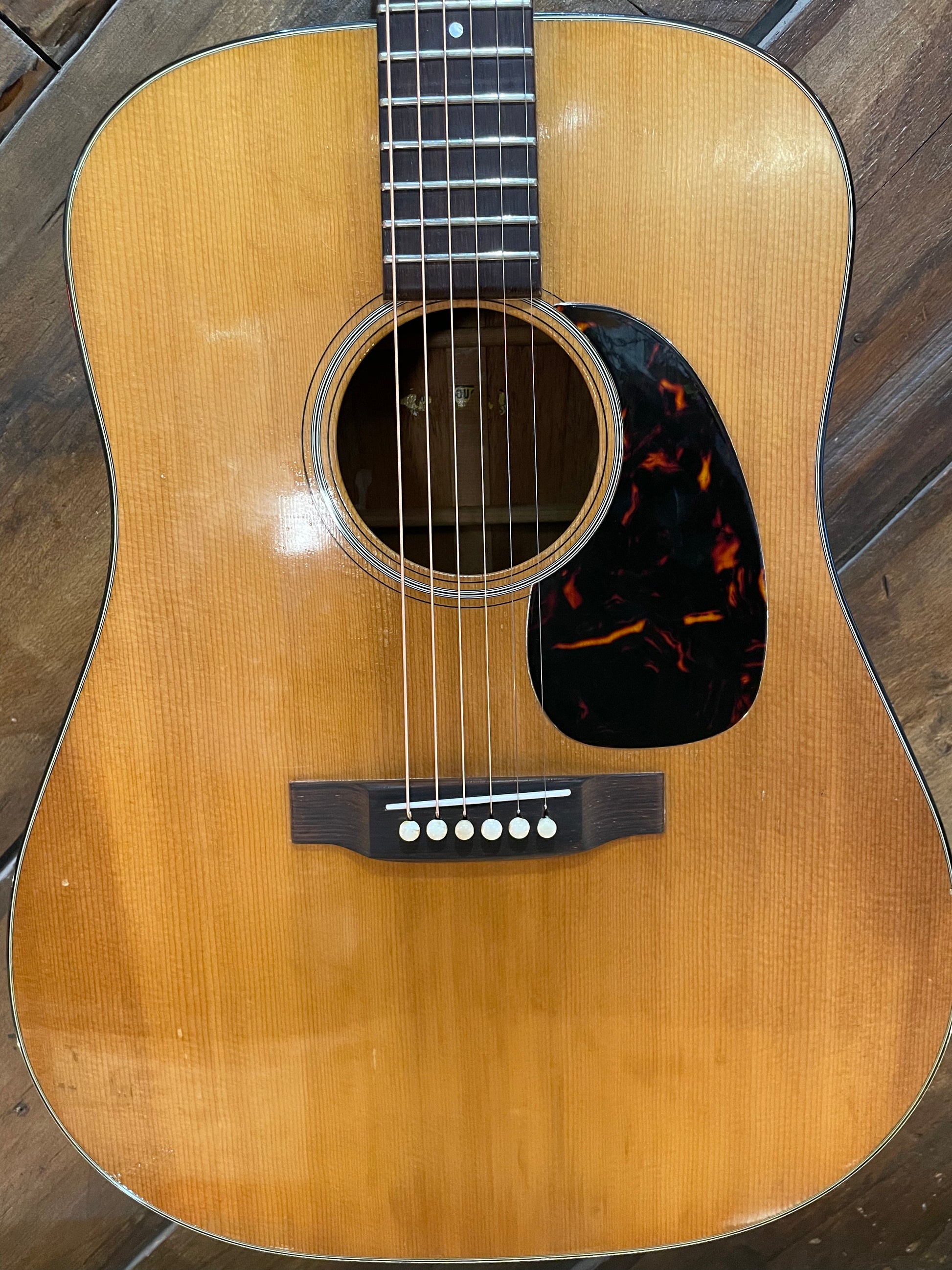 S/H 1966 Martin D-18 Dreadnought Acoustic Guitar, Natural