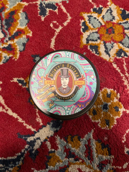 Monty's Montypresso, The Original Guitar Relic Wax