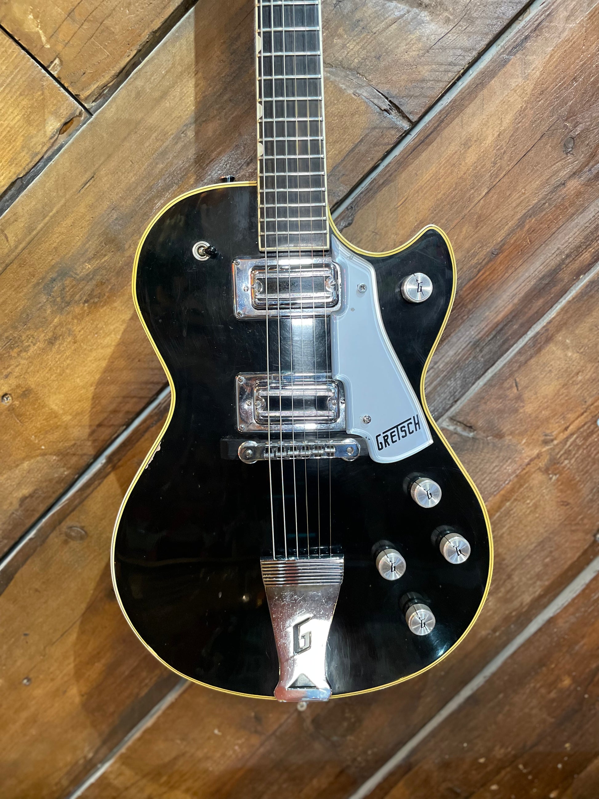 S/H 1973 Gretsch Roc Jet, Mercedes Black