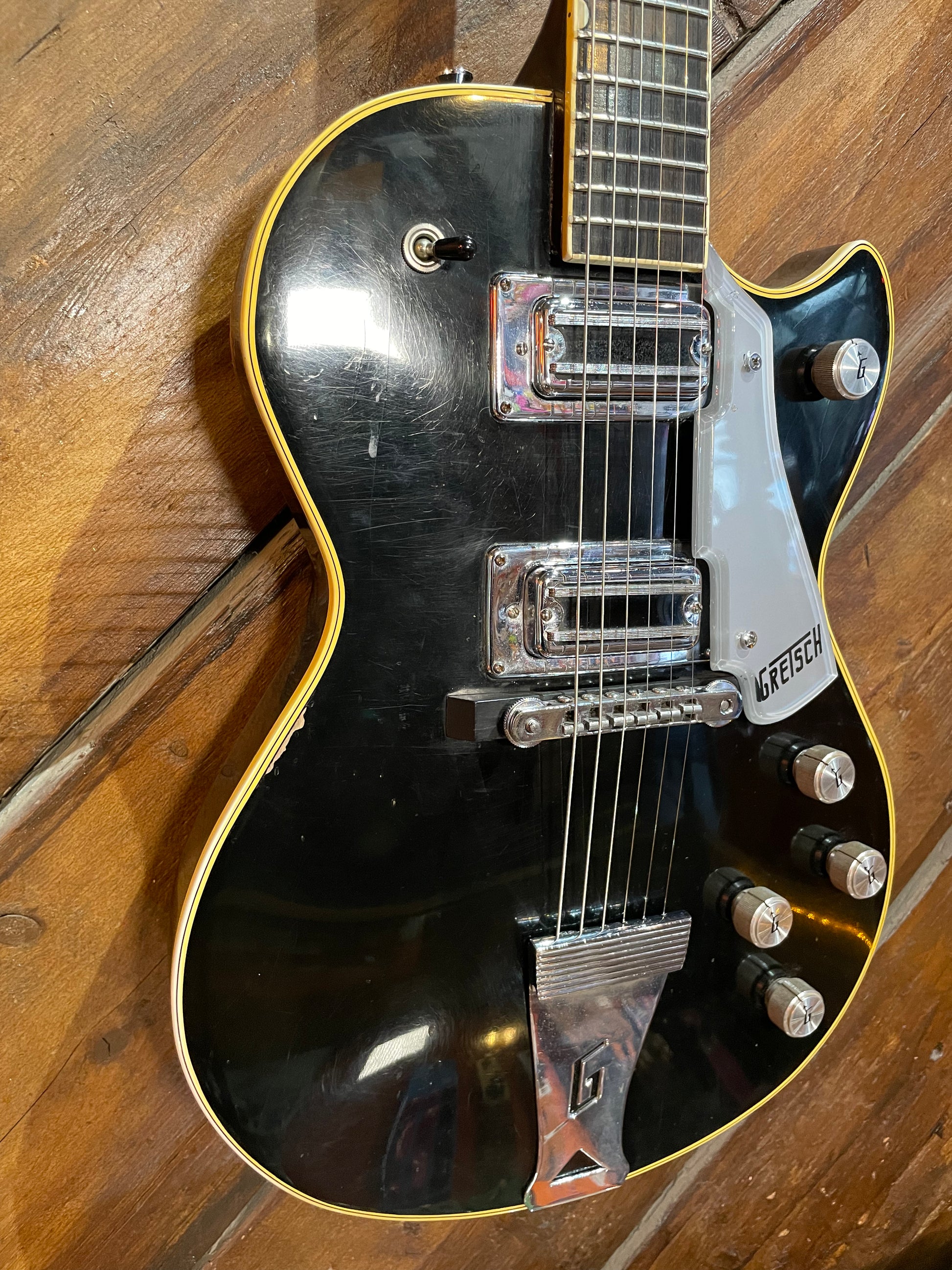 S/H 1973 Gretsch Roc Jet, Mercedes Black