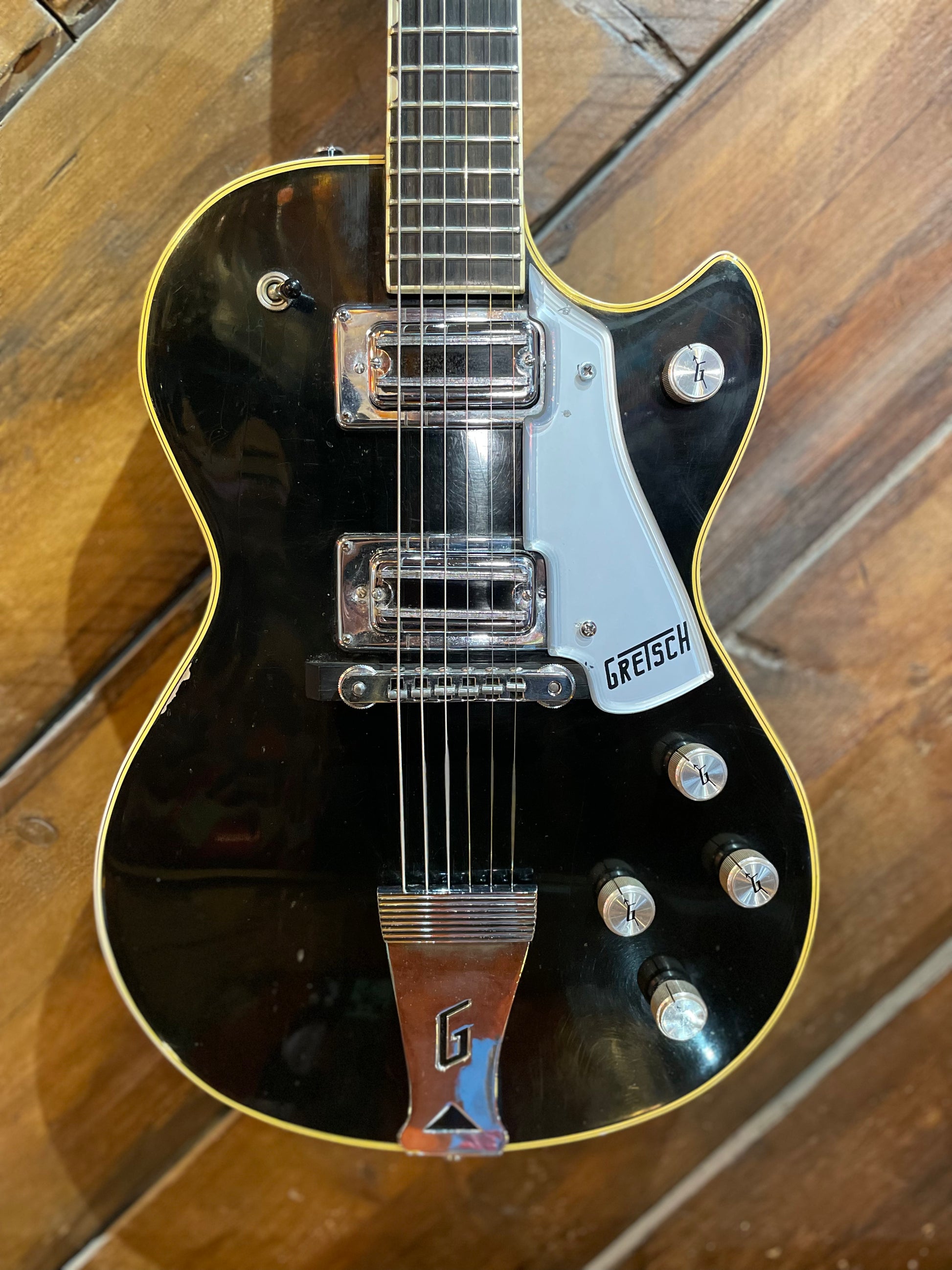 S/H 1973 Gretsch Roc Jet, Mercedes Black