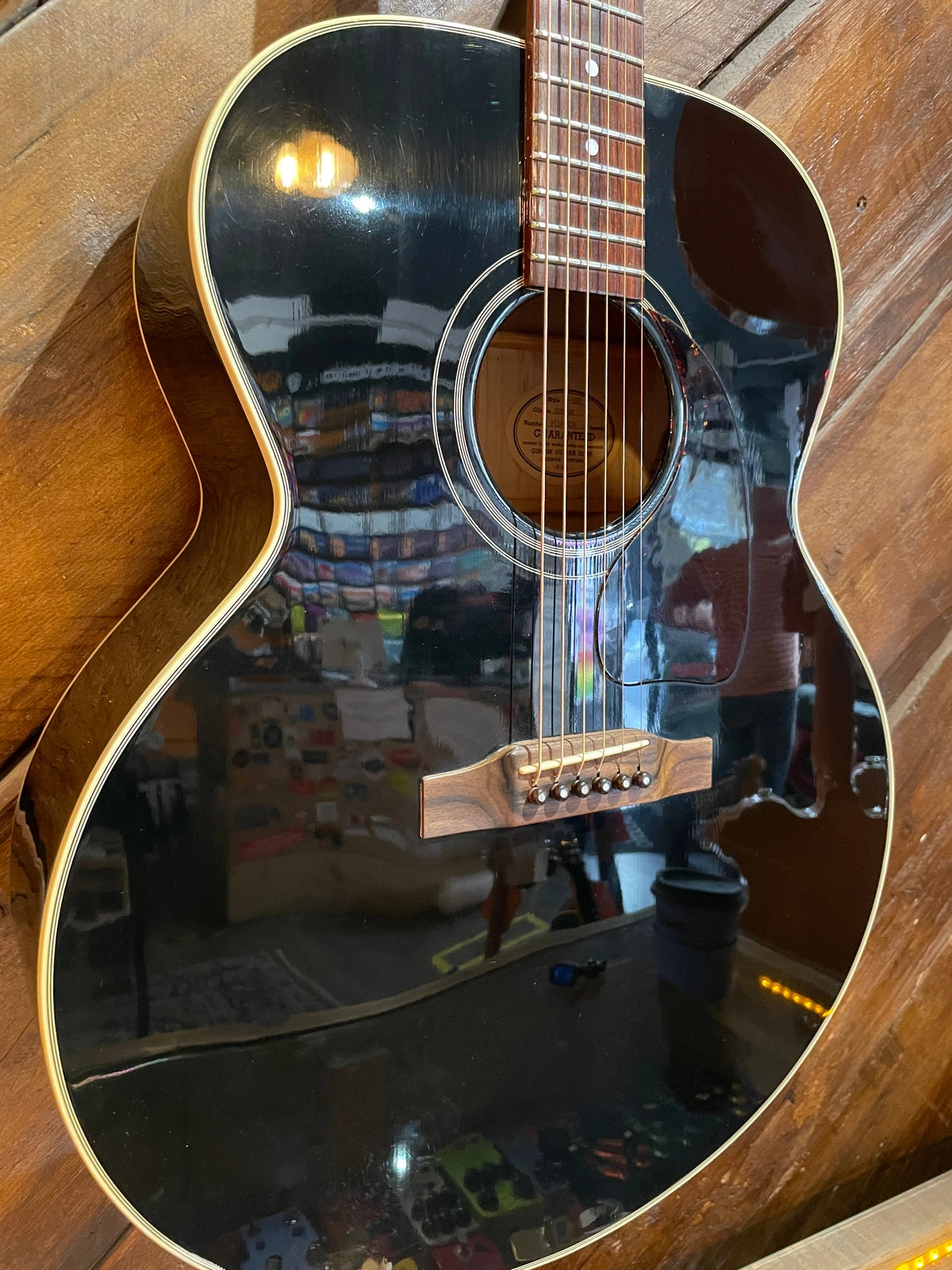 S/H 1992 Gibson J-100, Ebony