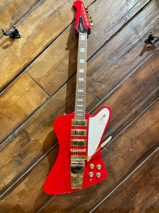 S/H 2002 Epiphone Korea Firebird '63 VII, Cardinal Red