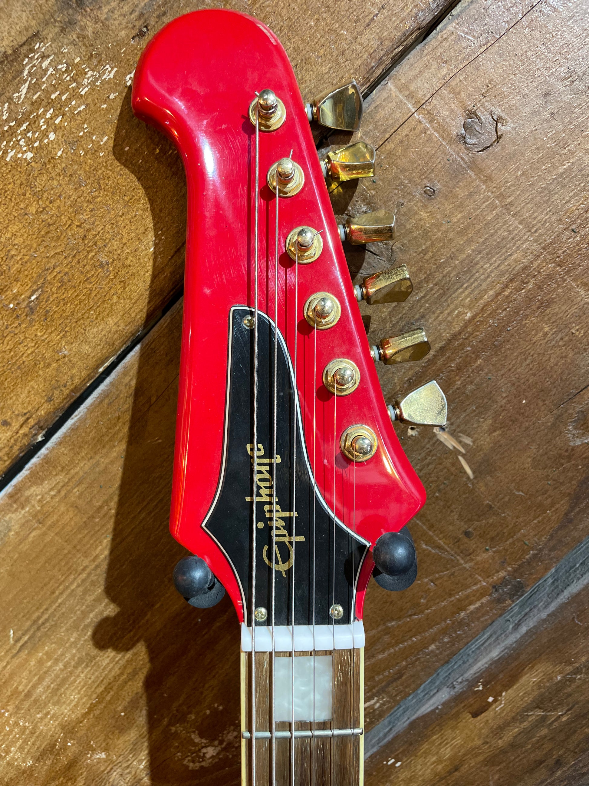 S/H 2002 Epiphone Korea Firebird '63 VII, Cardinal Red