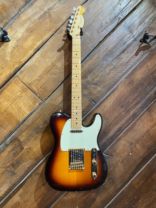 S/H 2012 Fender 'Tele-bration' Flame Top Telecaster, Three Tone Sunburst