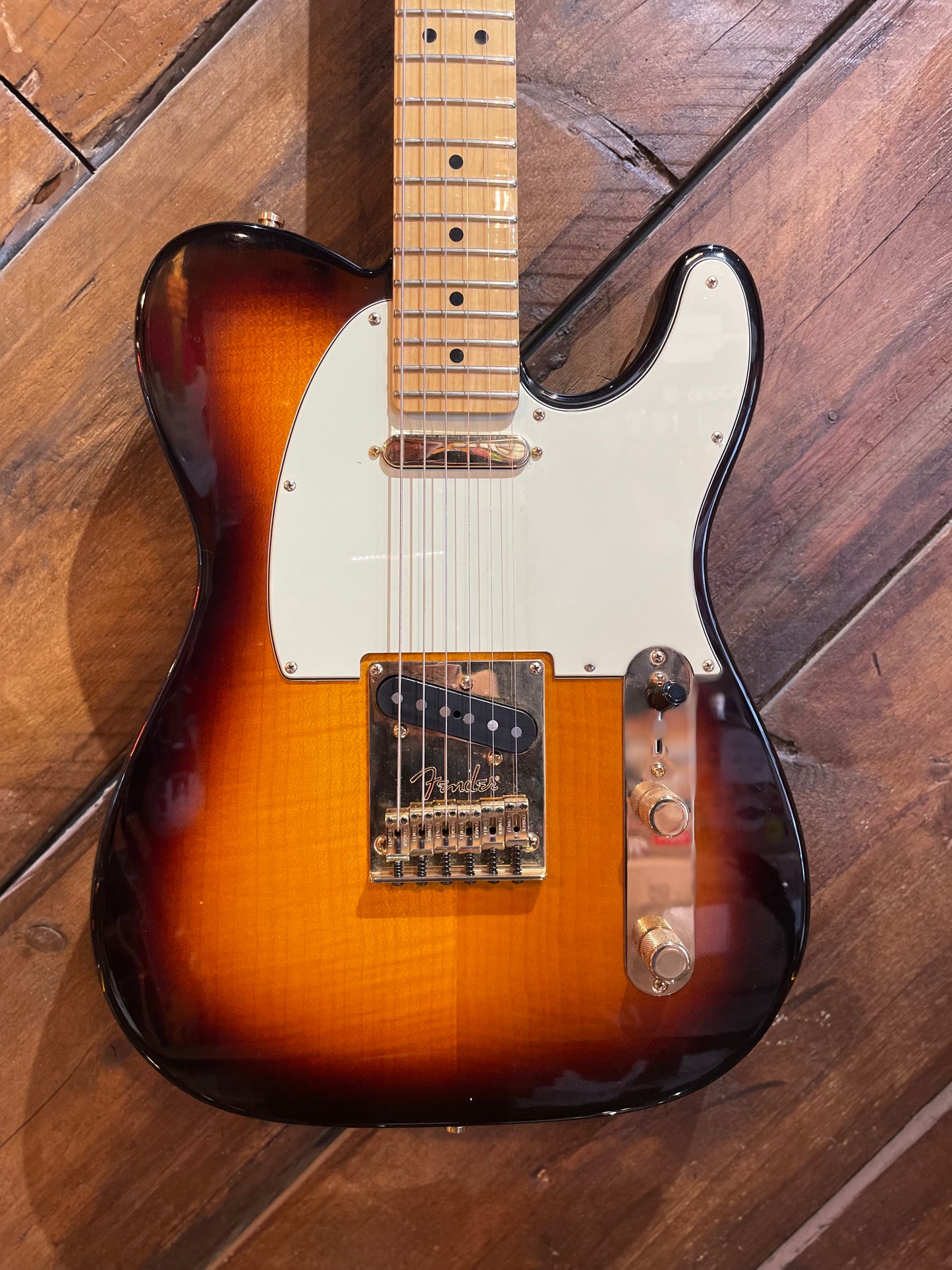 S/H 2012 Fender 'Tele-bration' Flame Top Telecaster, Three Tone Sunburst