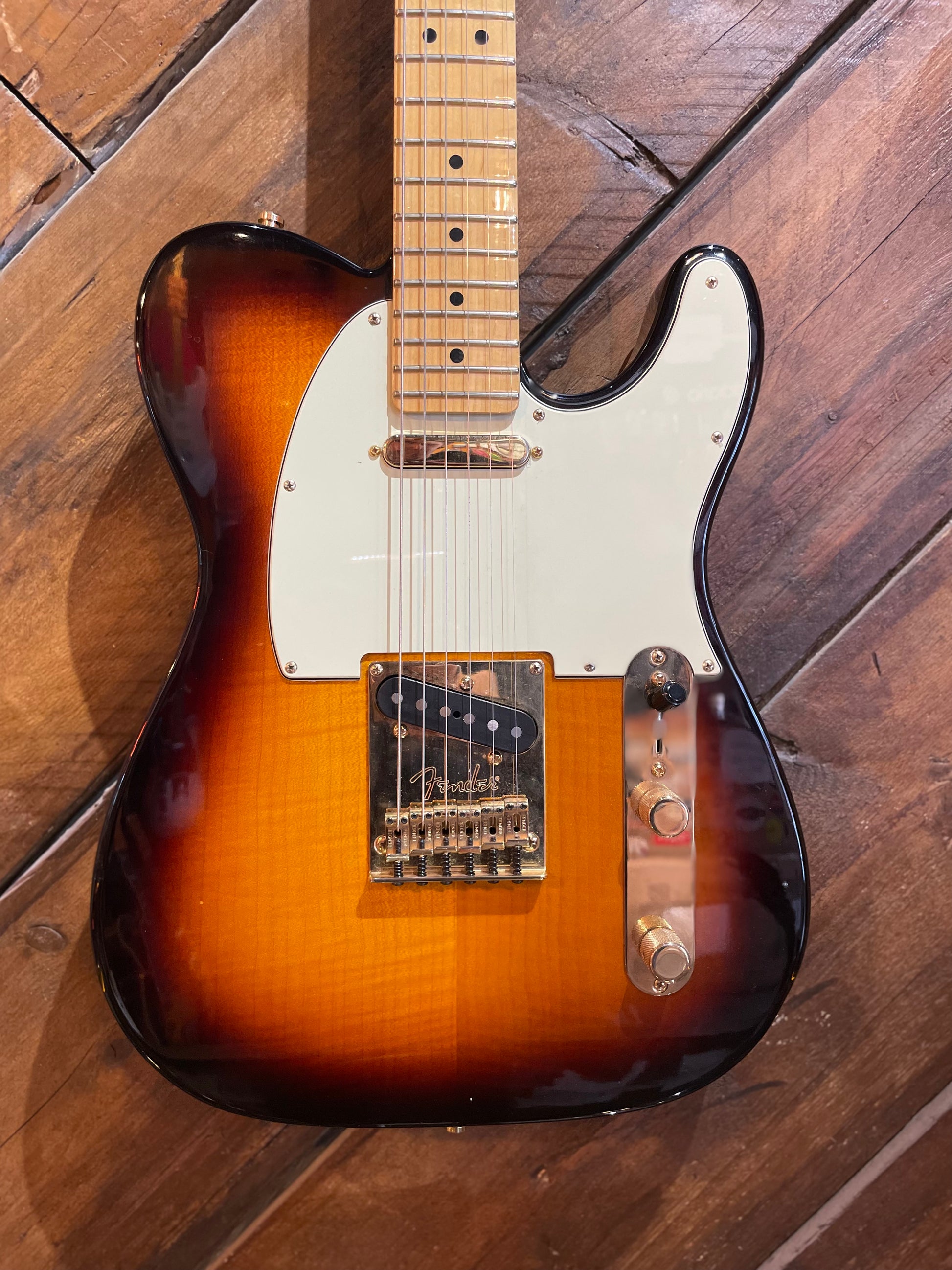 S/H 2012 Fender 'Tele-bration' Flame Top Telecaster, Three Tone Sunburst
