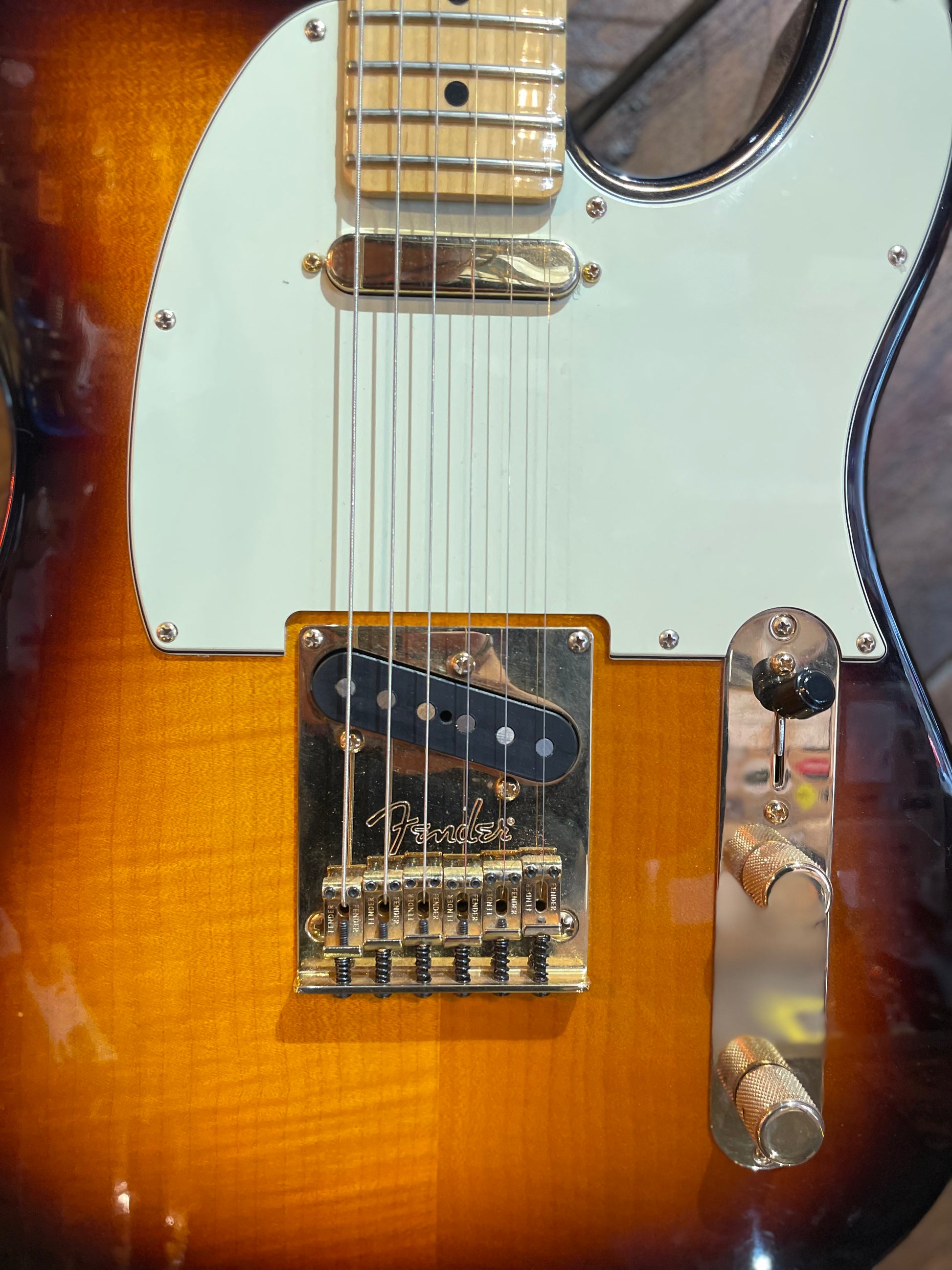 S/H 2012 Fender 'Tele-bration' Flame Top Telecaster, Three Tone Sunburst