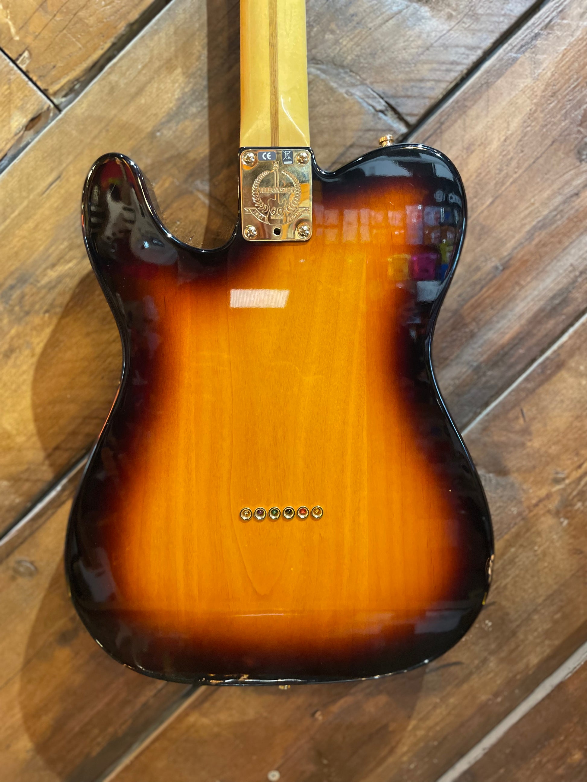 S/H 2012 Fender 'Tele-bration' Flame Top Telecaster, Three Tone Sunburst