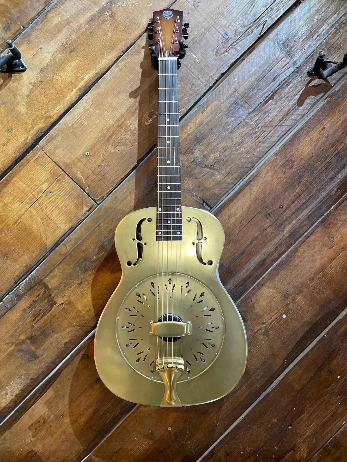 National RAW Series 14 Fret Resonator, Brass