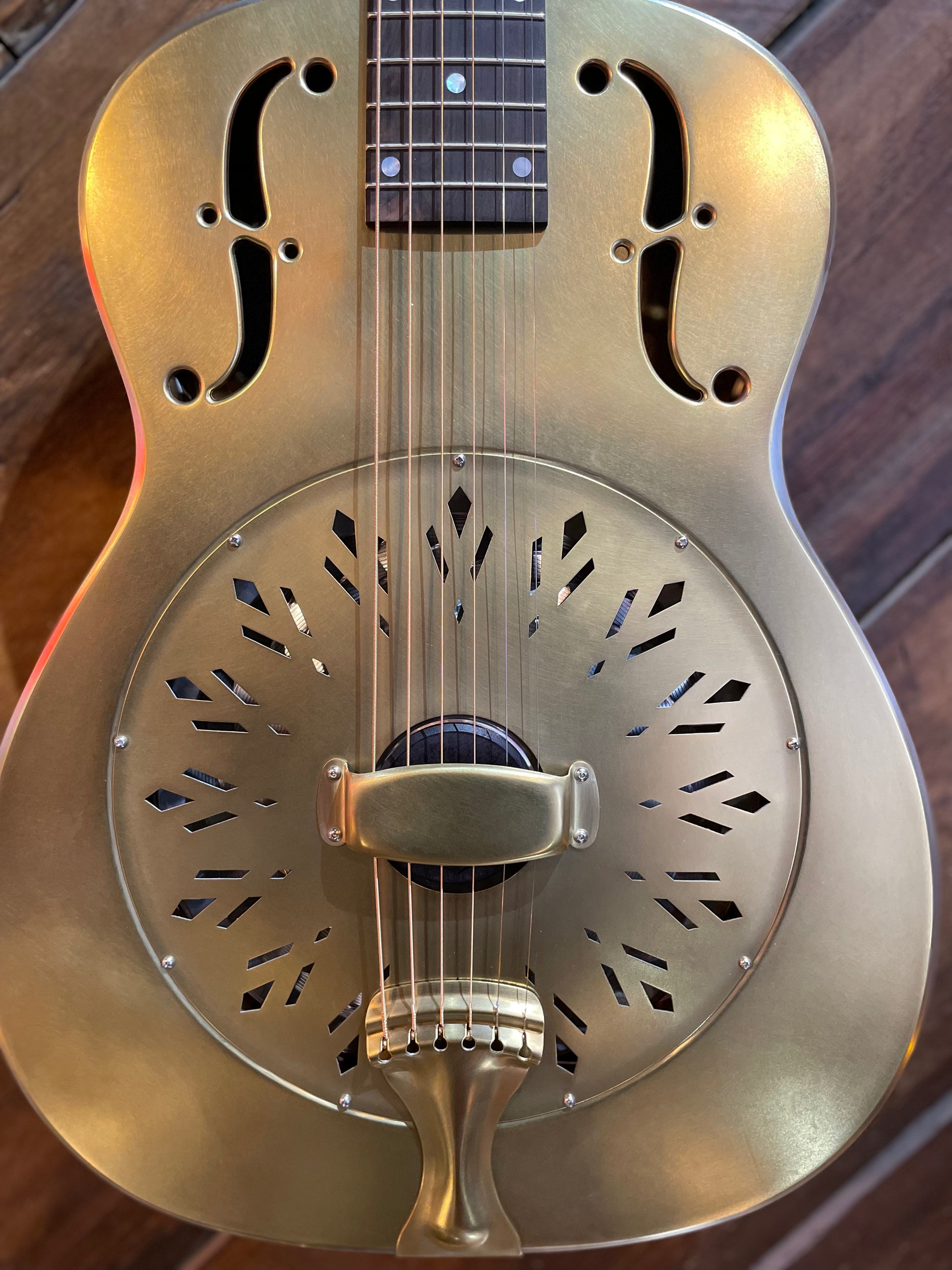 National RAW Series 14 Fret Resonator, Brass