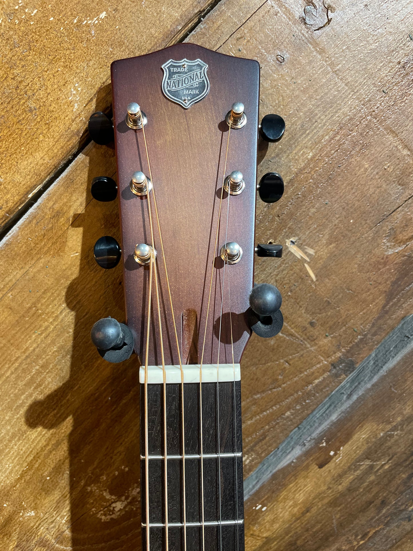 National RAW Series 14 Fret Resonator, Brass