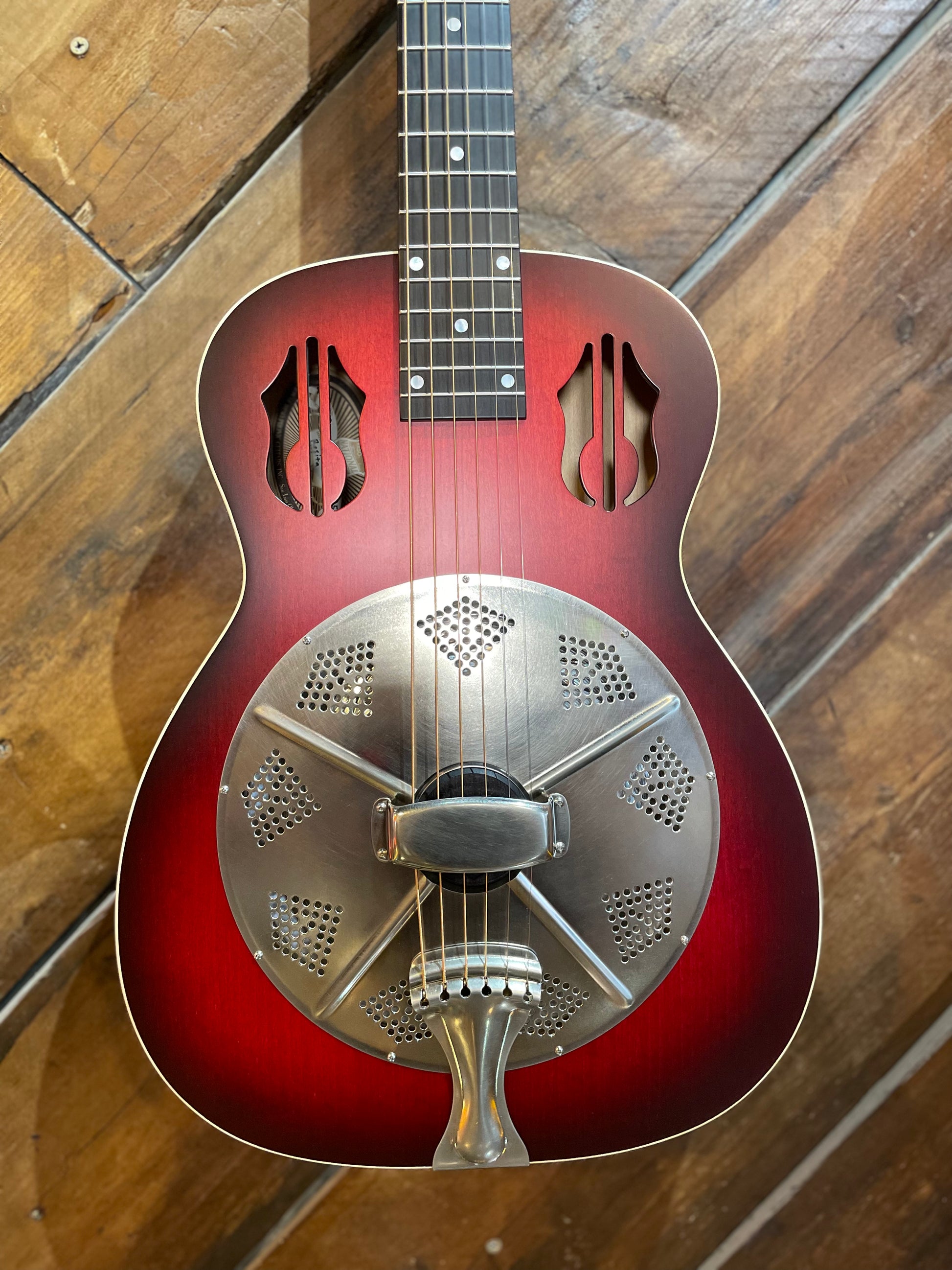 National Rosita Resonator, Cherry Red/Blackburst