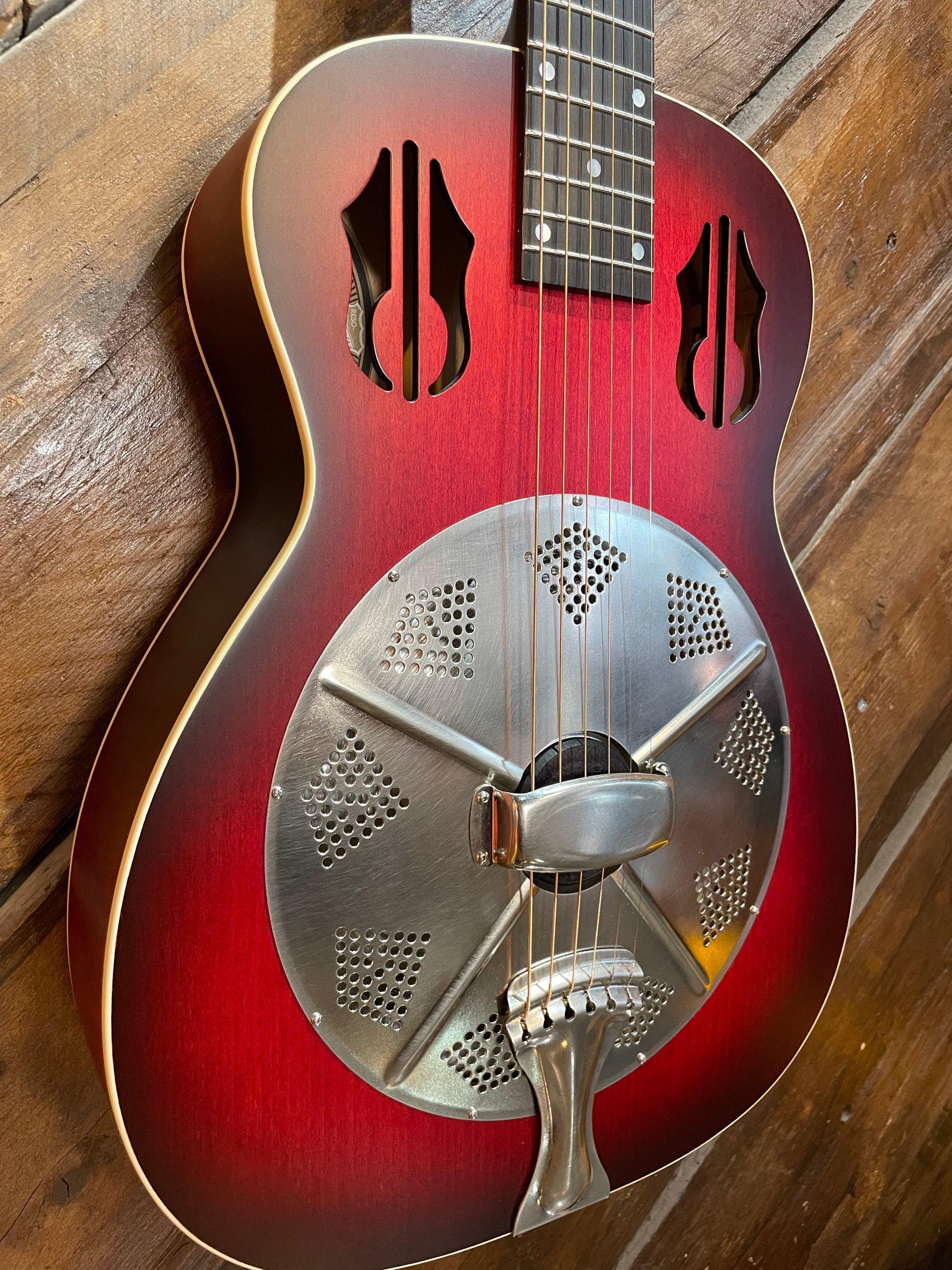 National Rosita Resonator, Cherry Red/Blackburst