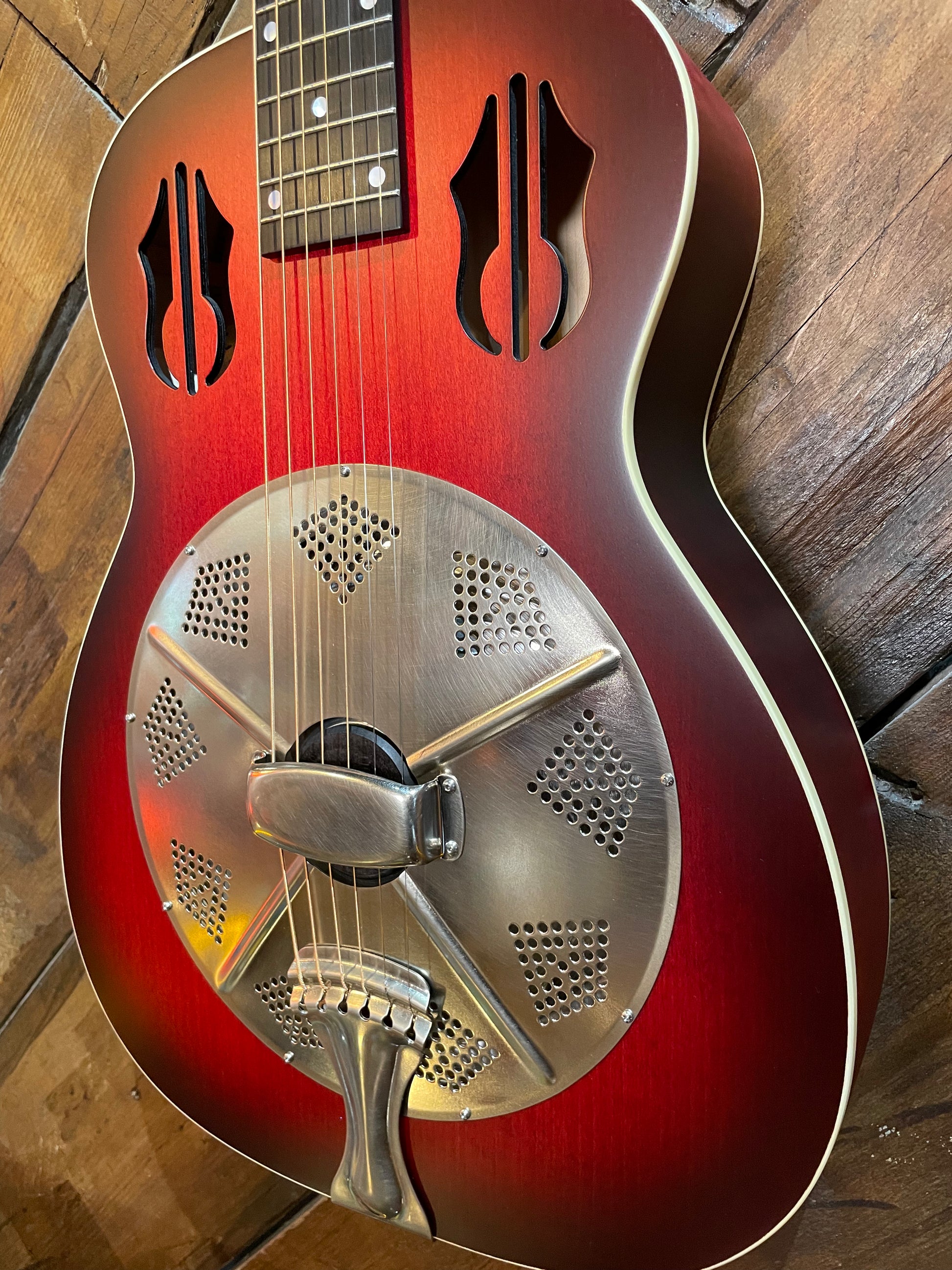 National Rosita Resonator, Cherry Red/Blackburst