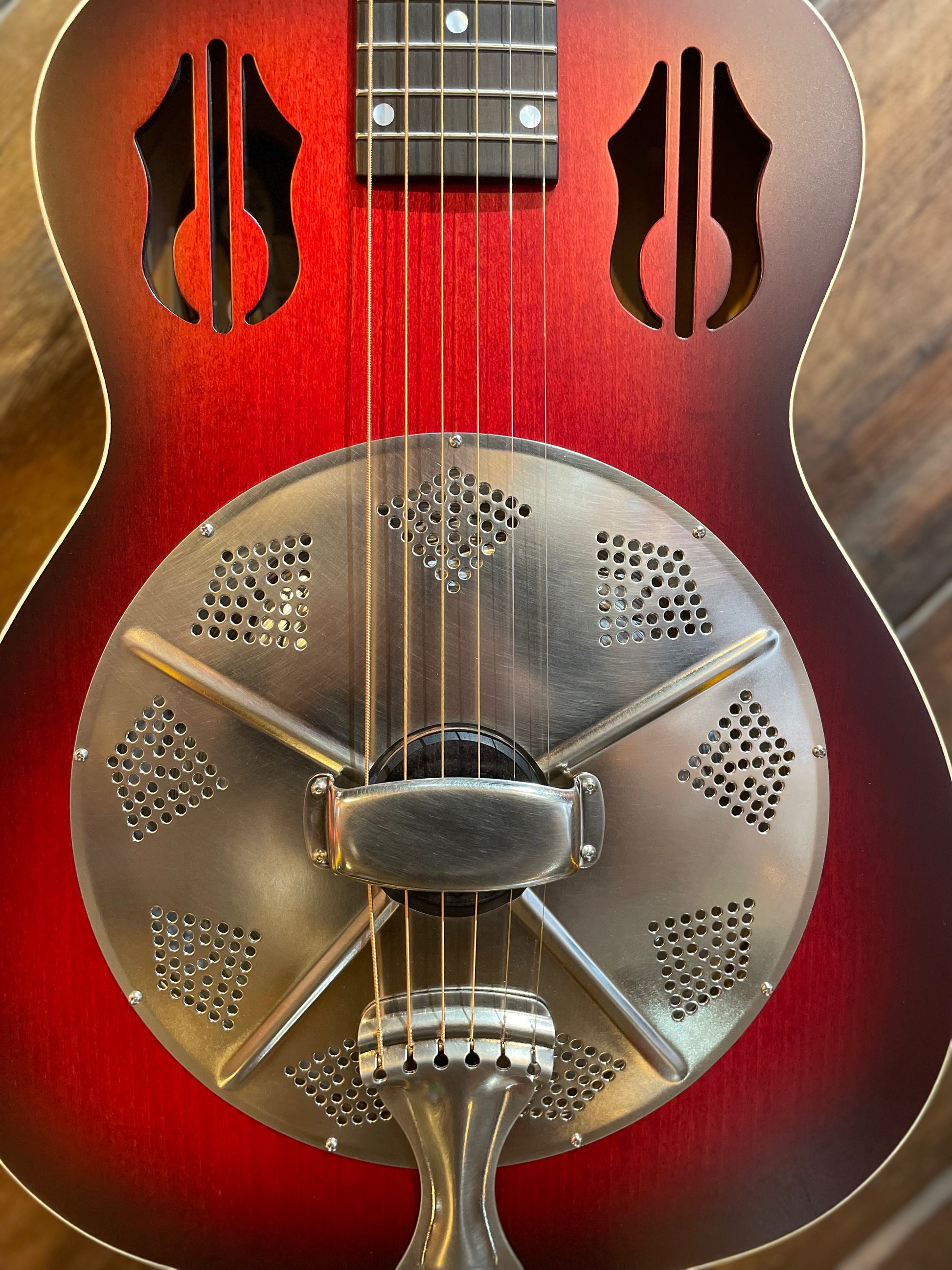 National Rosita Resonator, Cherry Red/Blackburst