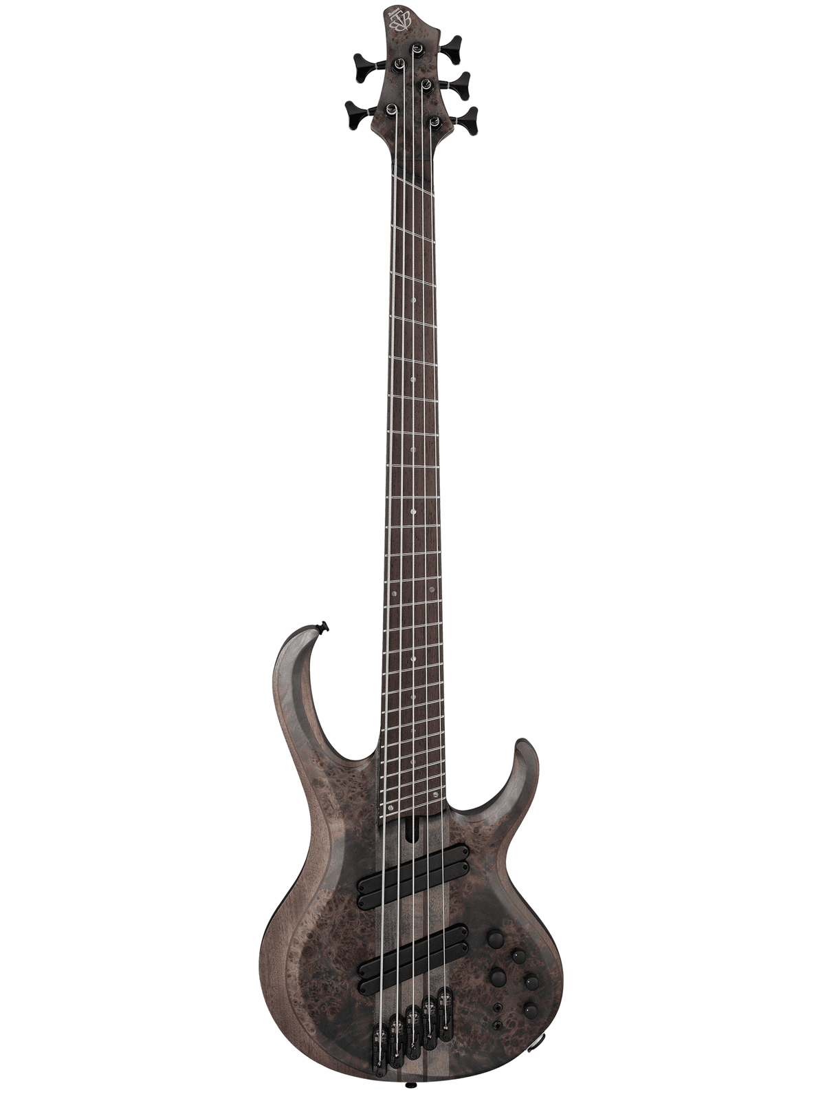 Ibanez BTB805MS 5-String Electric Bass, Transparent Gray Flat