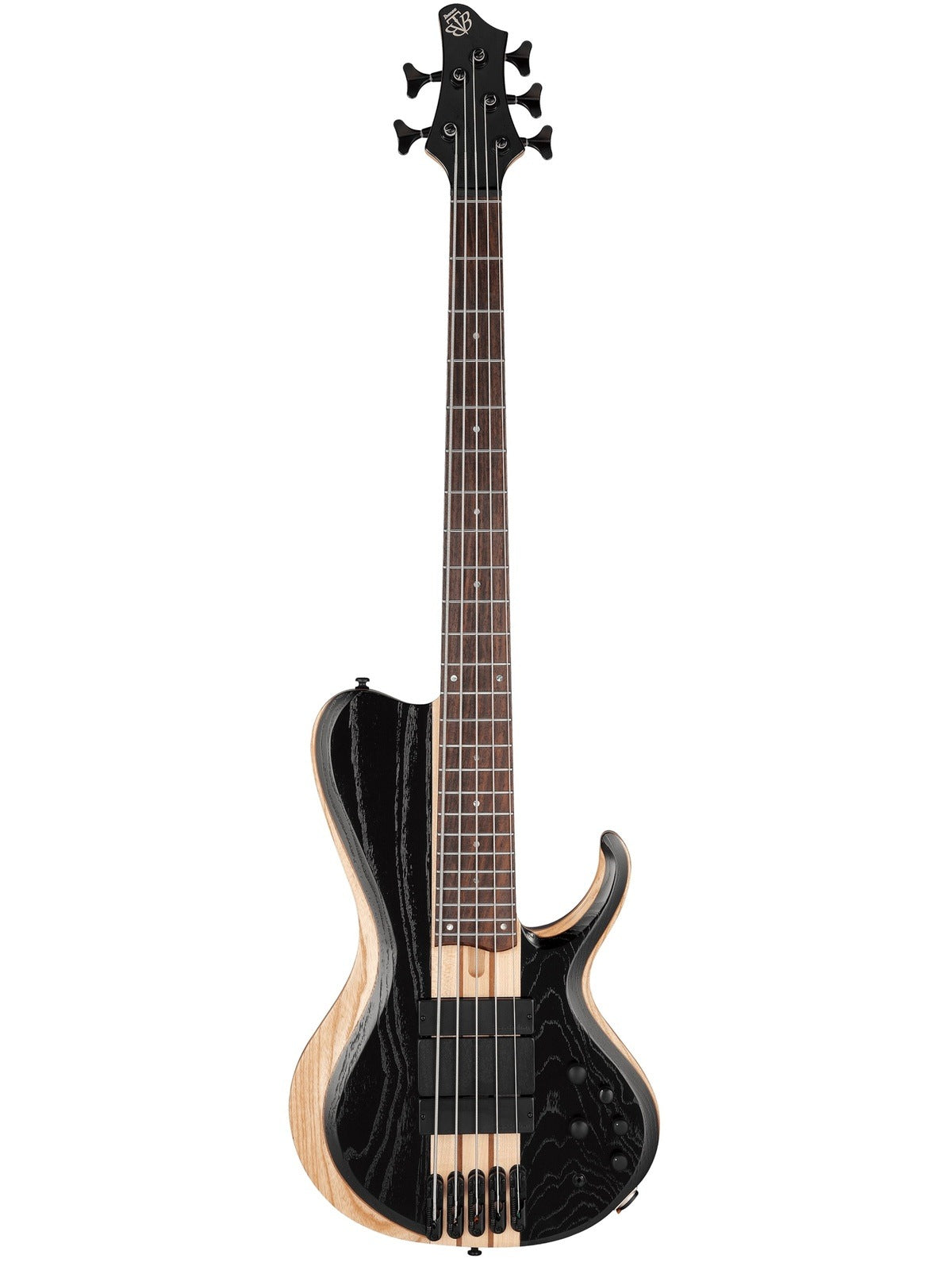 Ibanez BTB865SC 5-String Electric Bass, Weathered Black Low Gloss