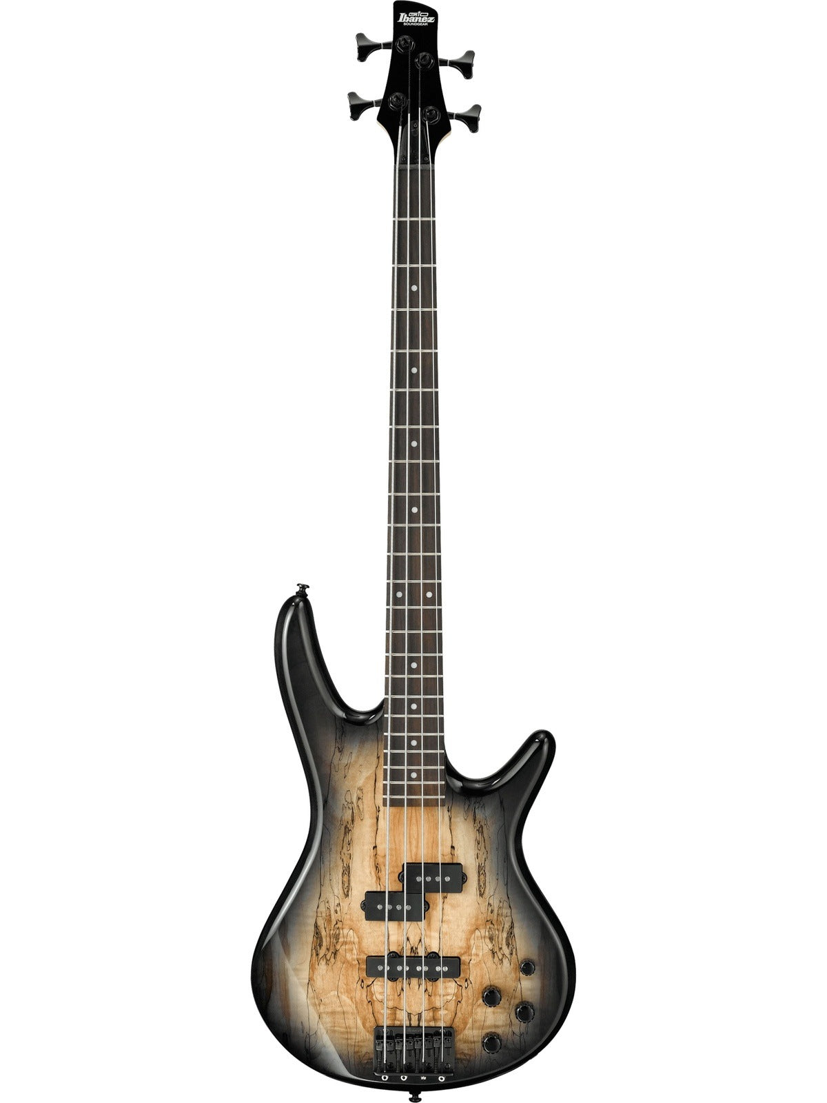 Ibanez GSR200SM SR Gio Series 4-String Electric Bass, Natural Gray Burst