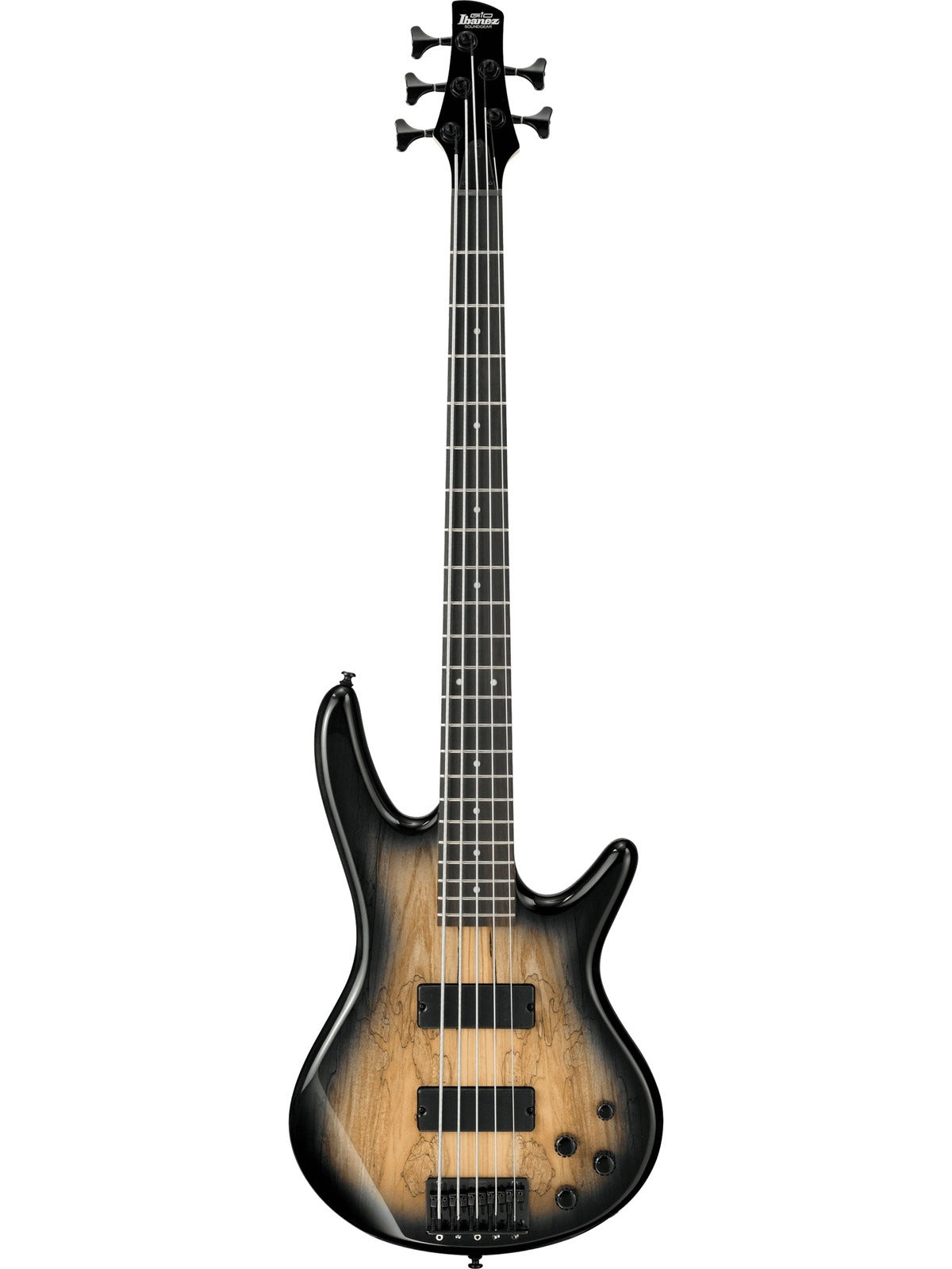 Ibanez GSR205SM SR Gio Series 5-String Electric Bass, Natural Gray Burst