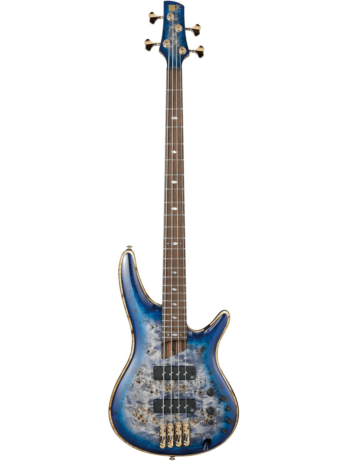 Ibanez SR2600 Premium 4-String Electric Bass, Cerulean Blue Burst