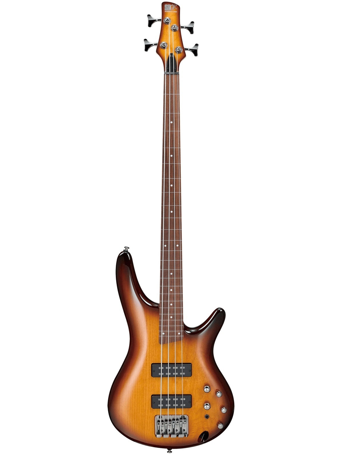 Ibanez SR370EF 4-String Electric Bass, Brown Burst