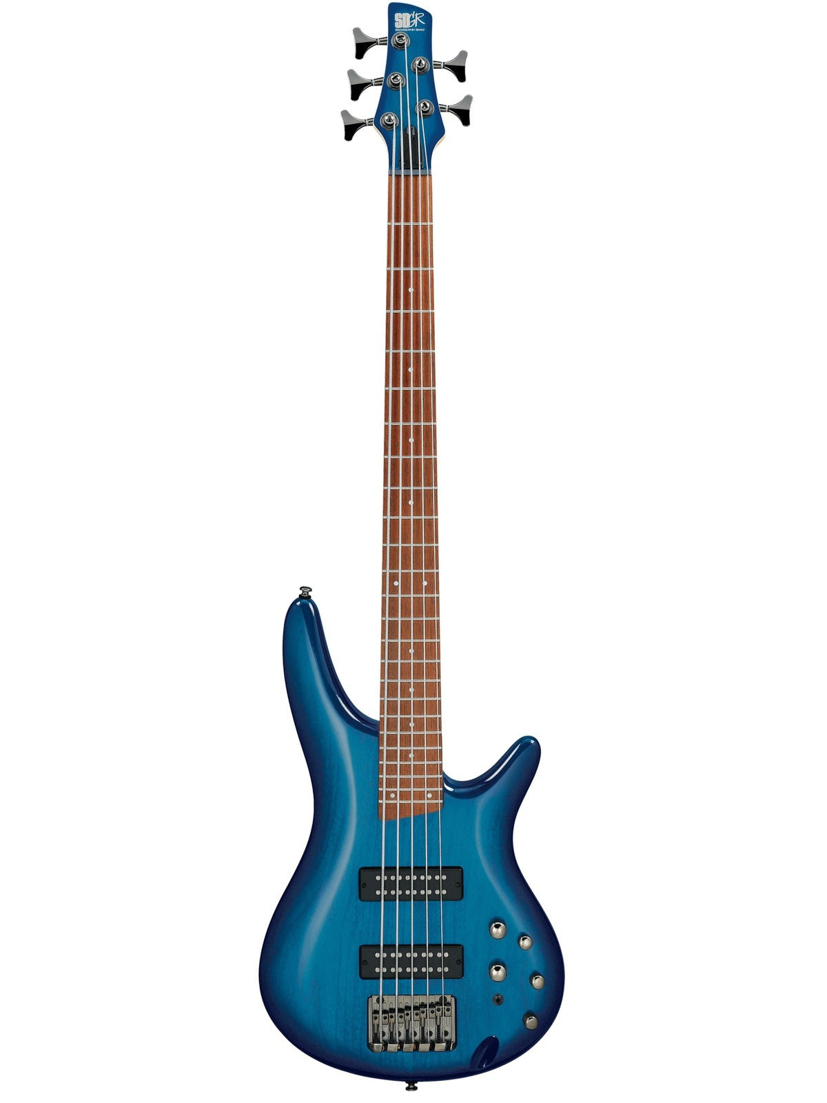 Ibanez SR375E 5-String Electric Bass, Sapphire Blue