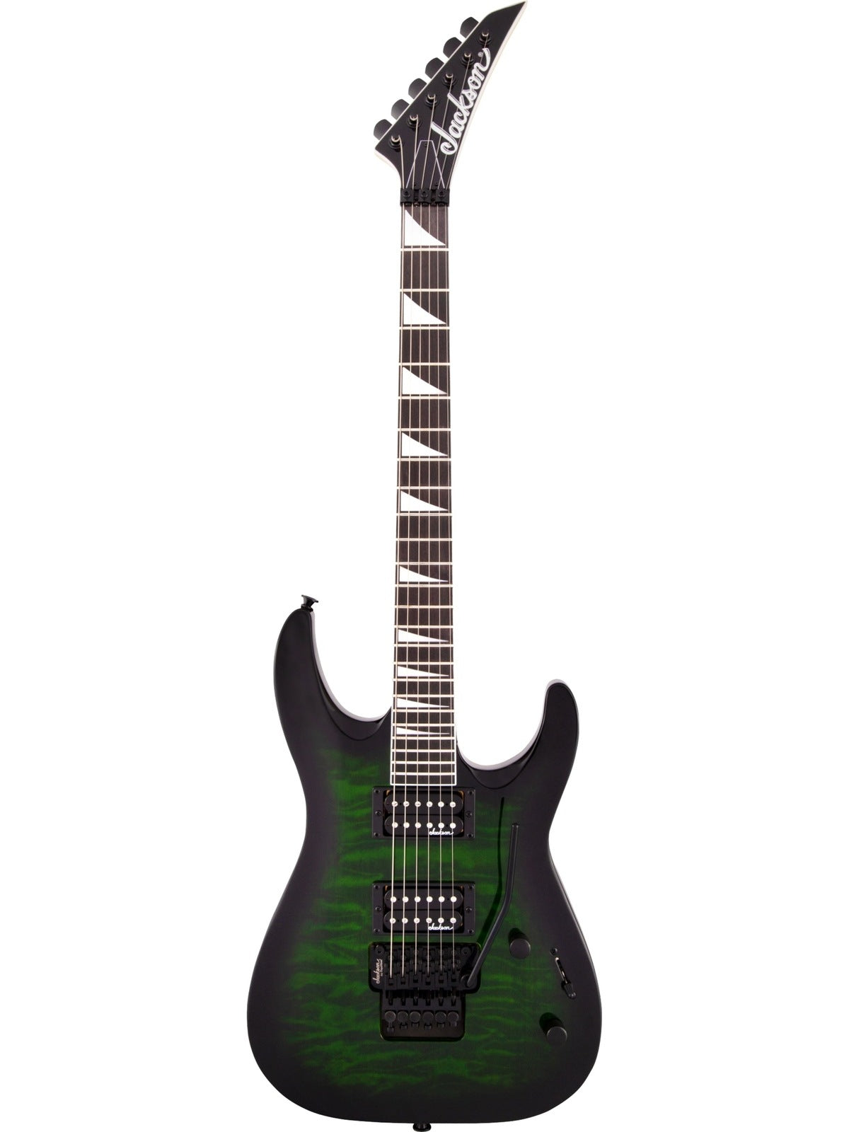 Jackson JS Series Dinky Archtop JS32Q DKA, Trans Green Burst