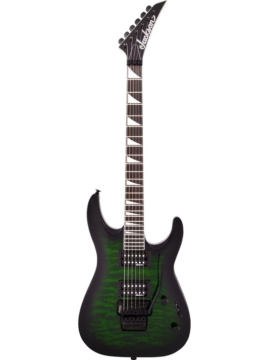 Jackson JS Series Dinky Archtop JS32Q DKA, Trans Green Burst