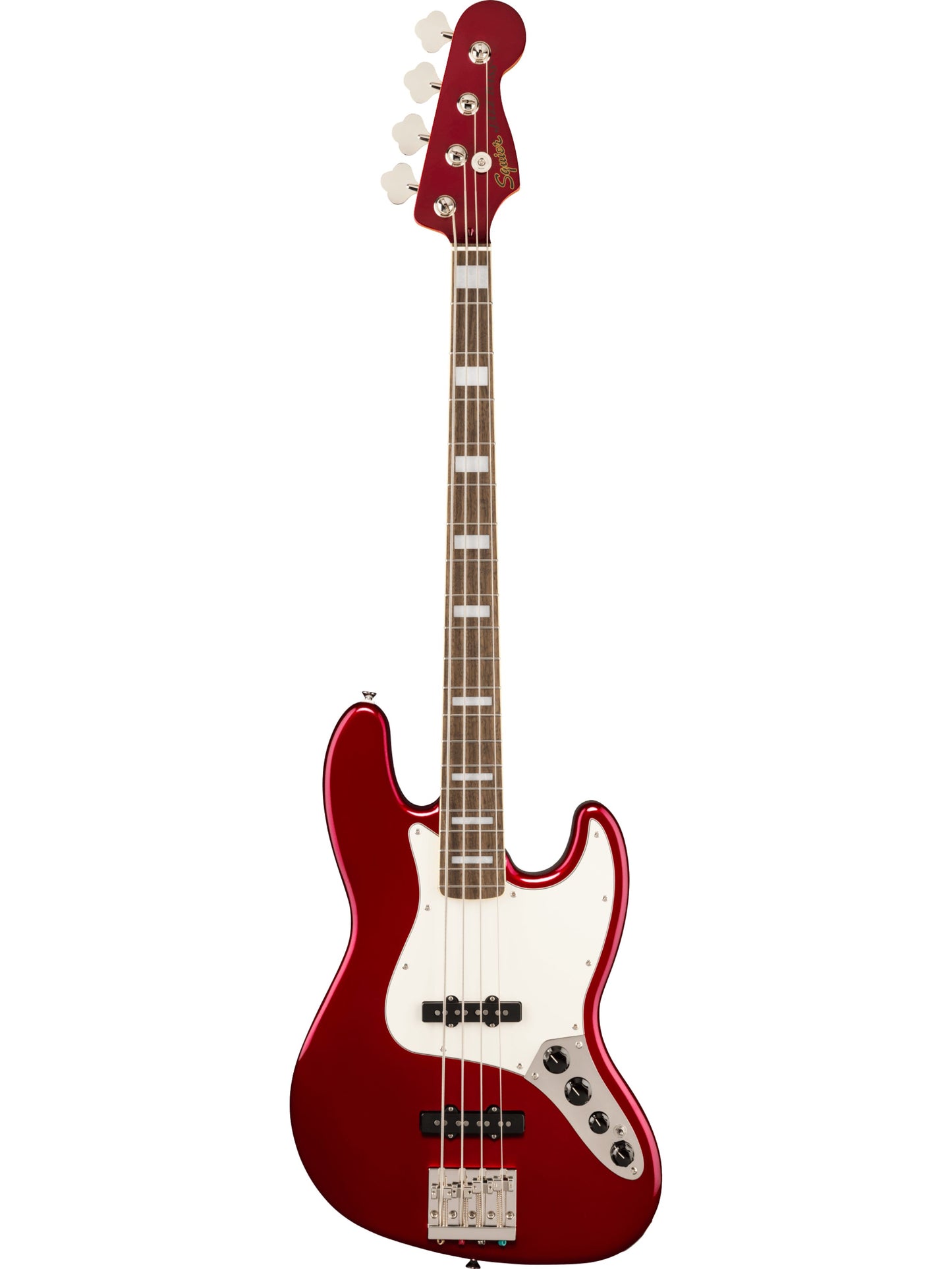 Squier Limited Edition Classic Vibe Active 70s Jazz Bass, Candy Apple Red