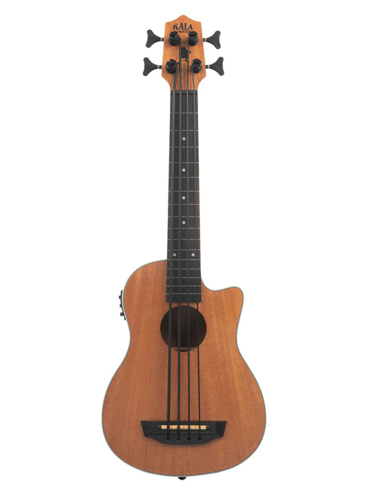 Kala Scout Electro Acoustic Fretless U-Bass, Mahogany